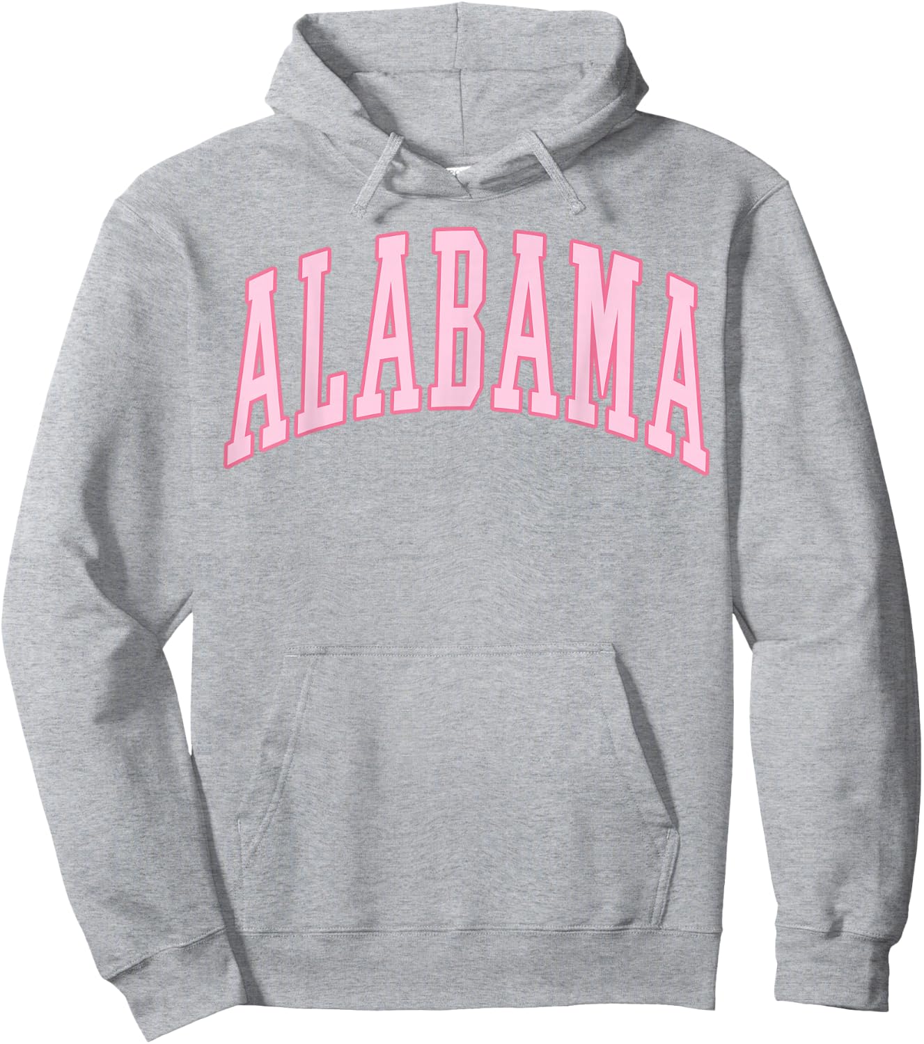 Alabama Vintage Preppy Varsity Pink Sports Hoodie - Hoodie | Ash