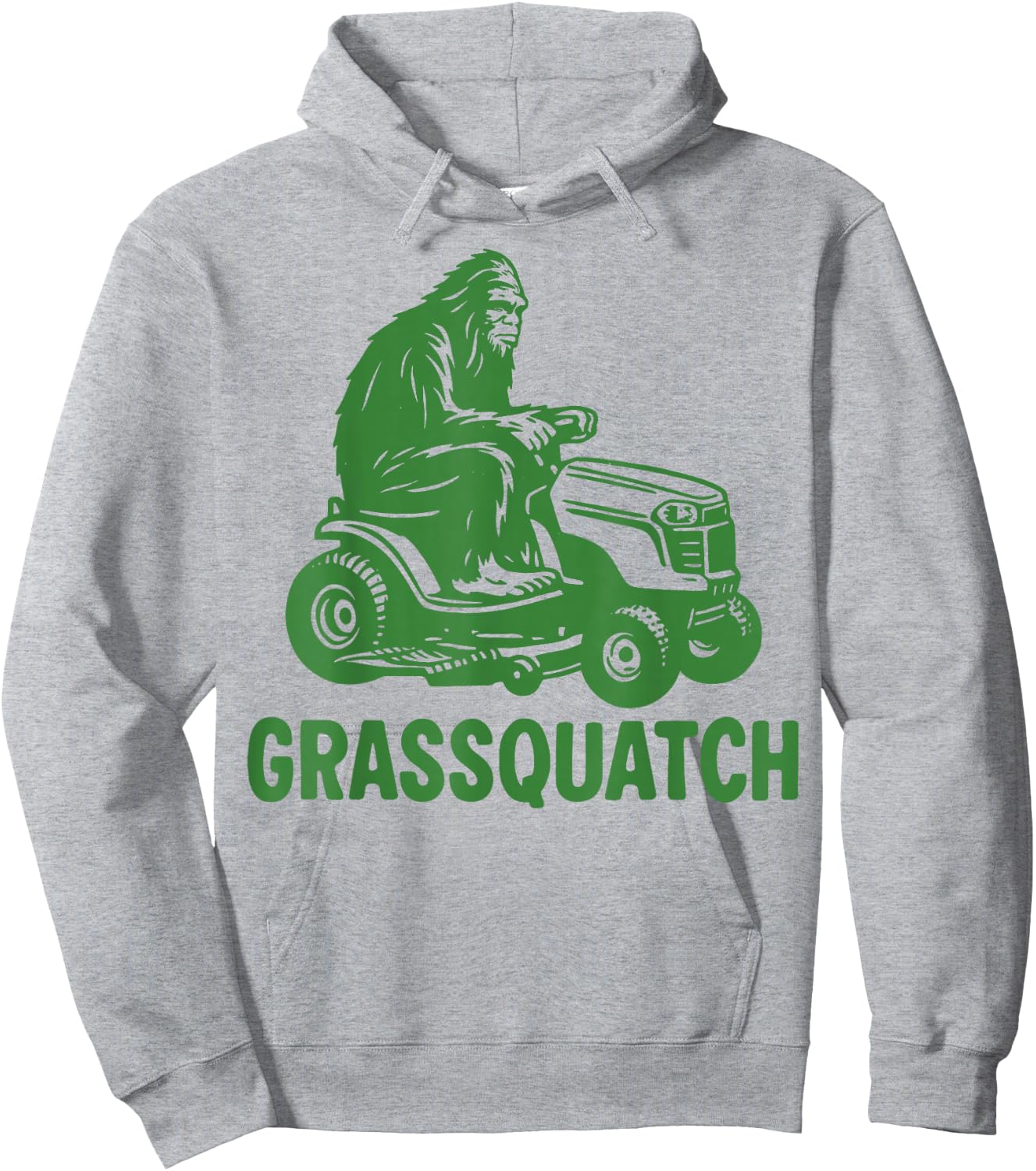Grassquatch Lawn Care Hoodie - Hoodie | Ash