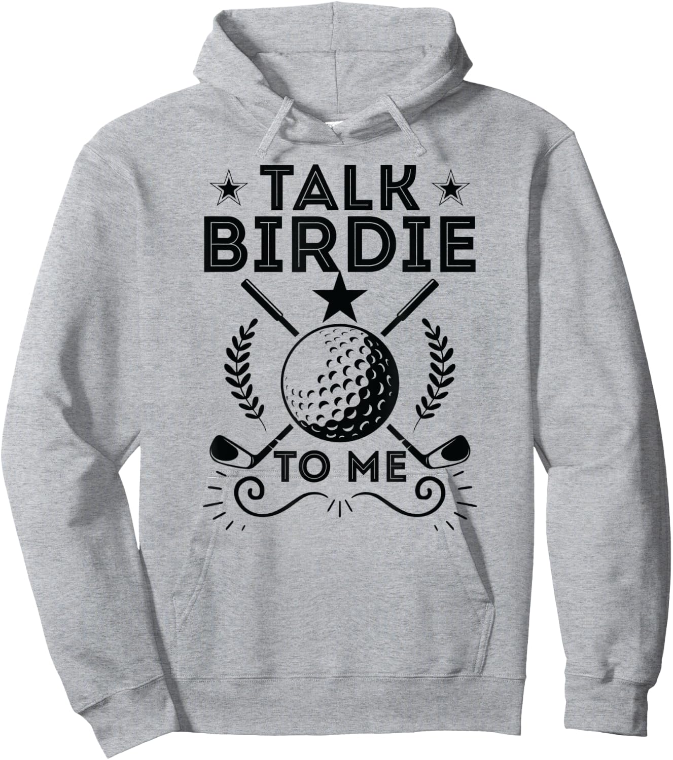 Talk Birdie To Me Funny Golf Player Pun Golfer Hoodie - Hoodie | Ash