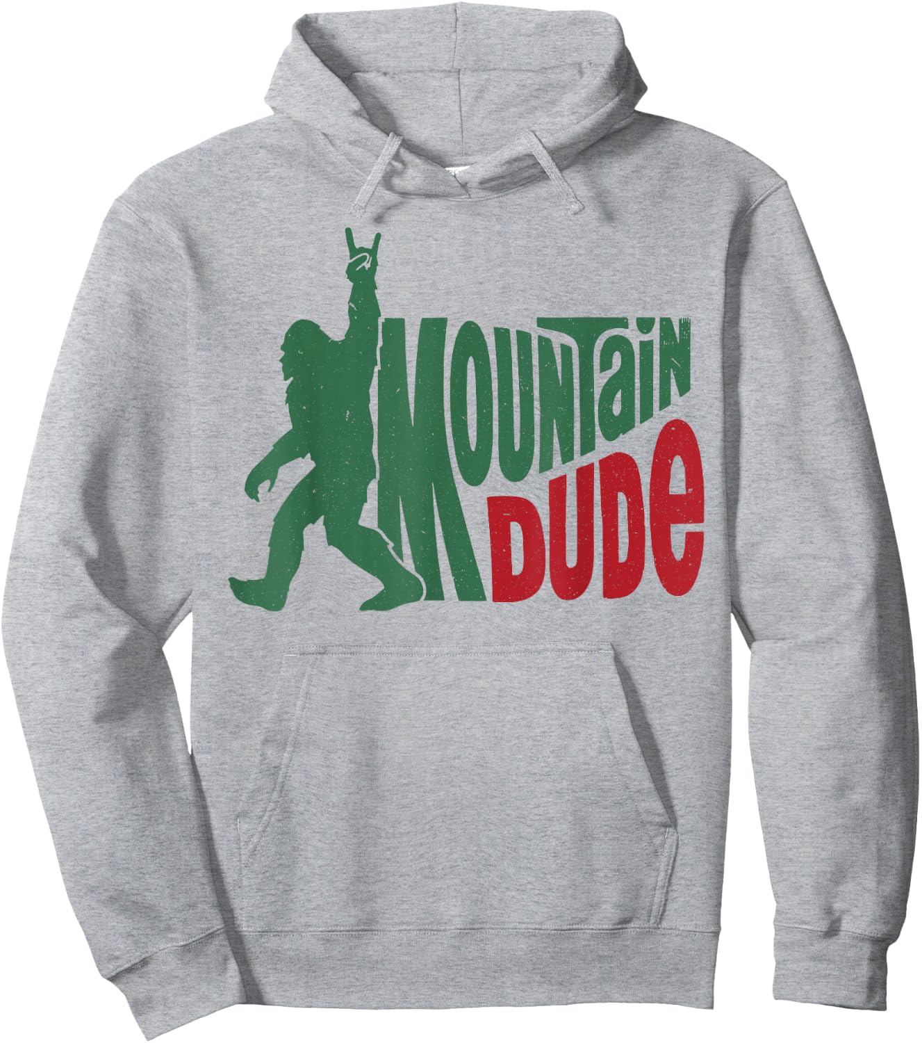 Bigfoot Mountain Dude Hoodie - Hoodie | Ash
