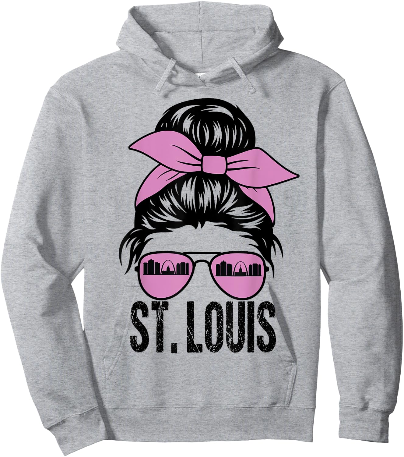 St Louis Kids St Louis USA American Hoodie - Hoodie | Ash