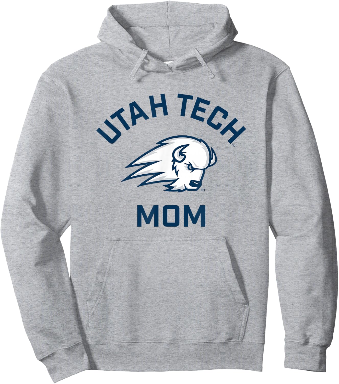 Utah Tech Trailblazers Arched Mom Hoodie - Hoodie | Ash