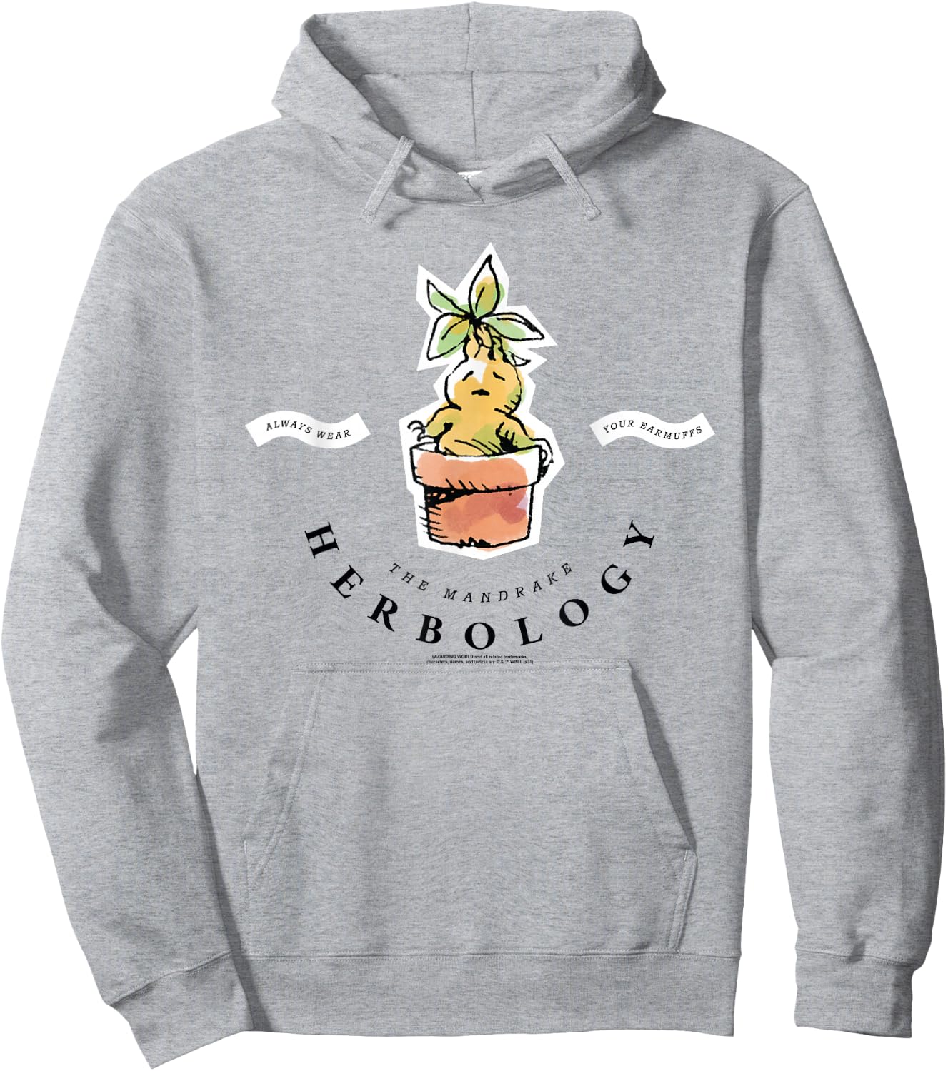 Harry Potter Herbology The Mandrake Hoodie - Hoodie | Ash