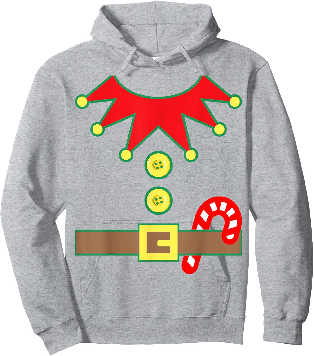 Halloween Elf Costume for Kids Men & Women Hoodie - Hoodie | Ash