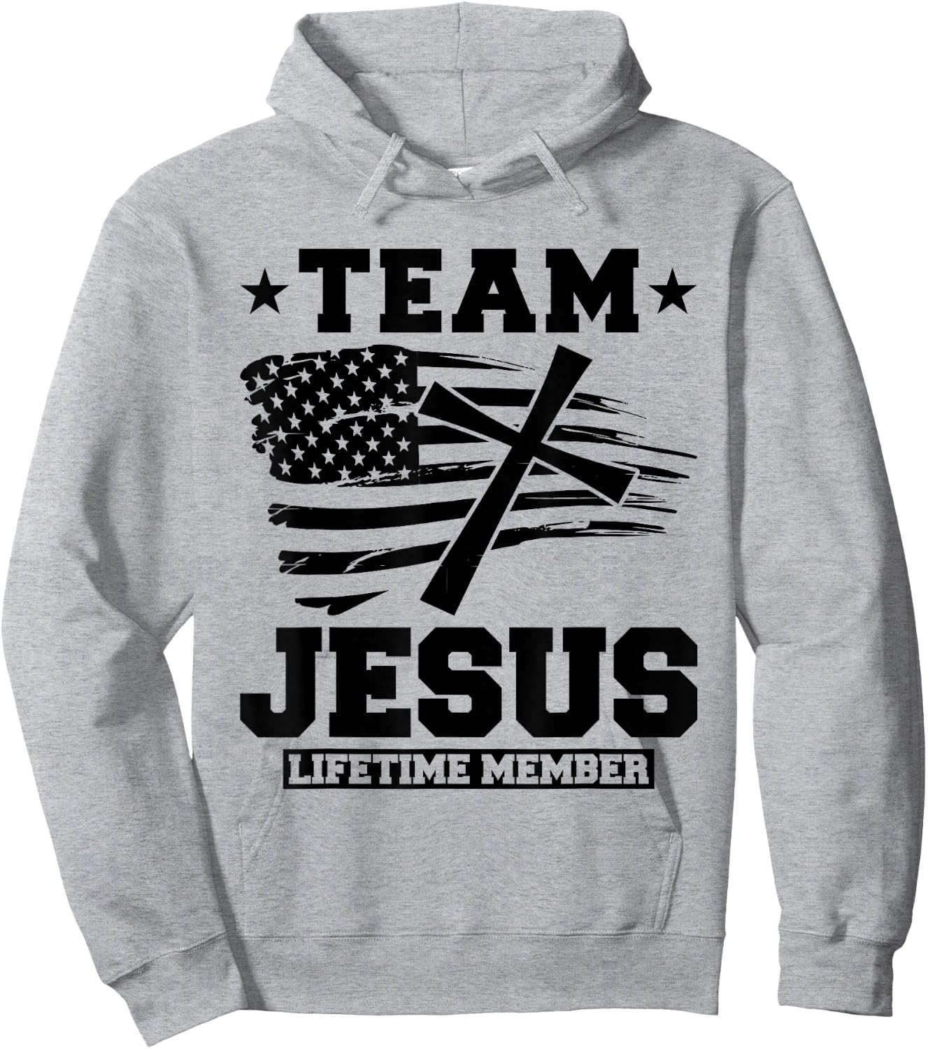 Christian - Team Jesus 03 Faith Hope Love Hoodie - Hoodie | Ash