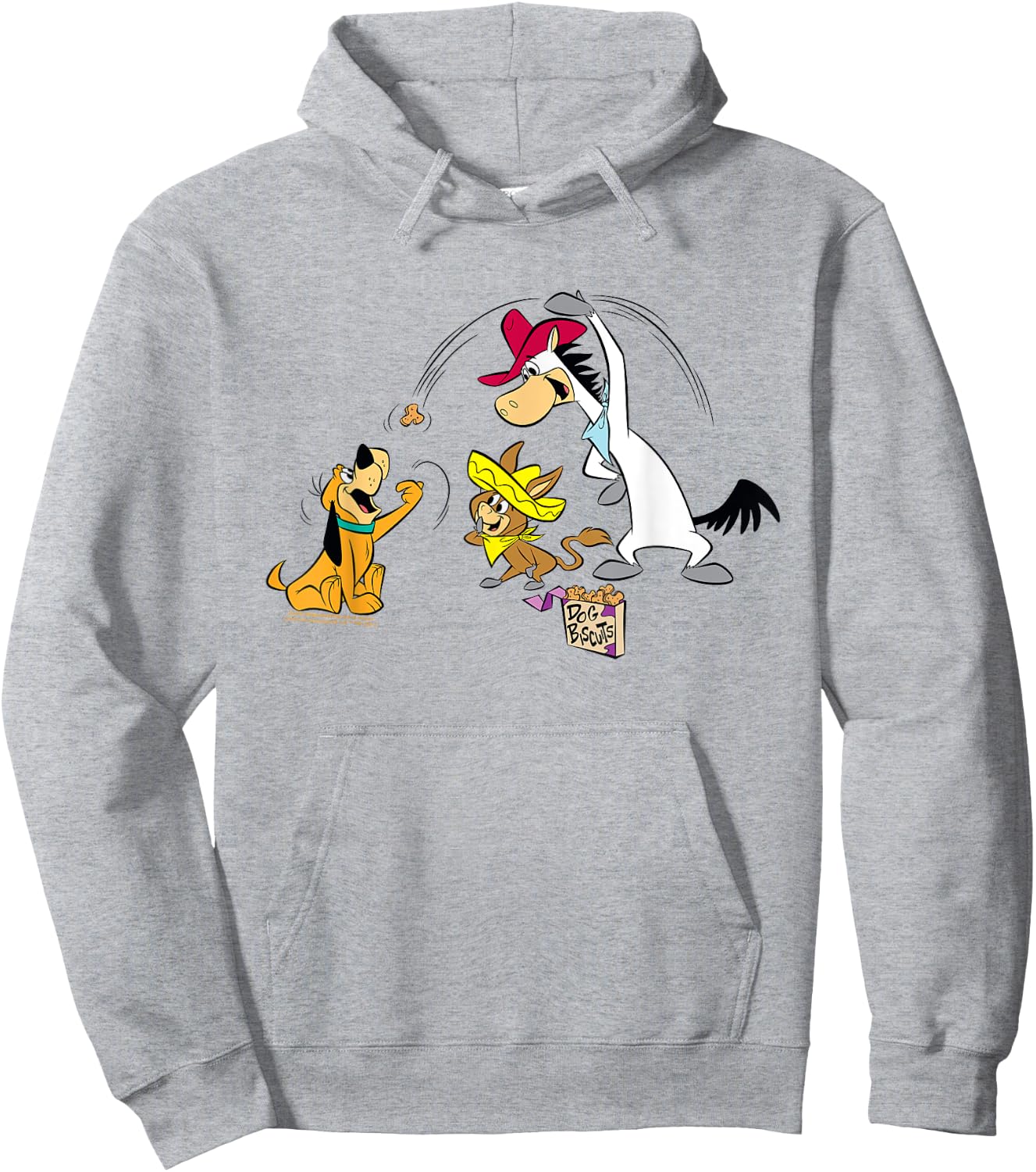 Quick Draw McGraw Biscuits Hoodie - Hoodie | Ash