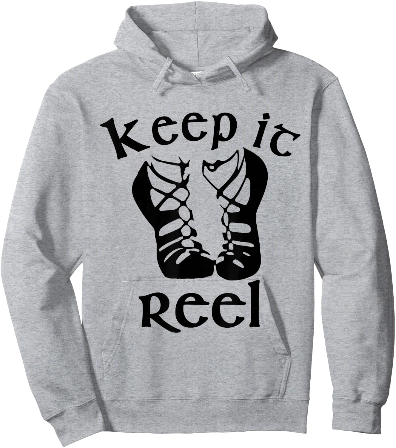 Funny Irish Dance Girls & Gift - Keep it Reel Hoodie - Hoodie | Ash