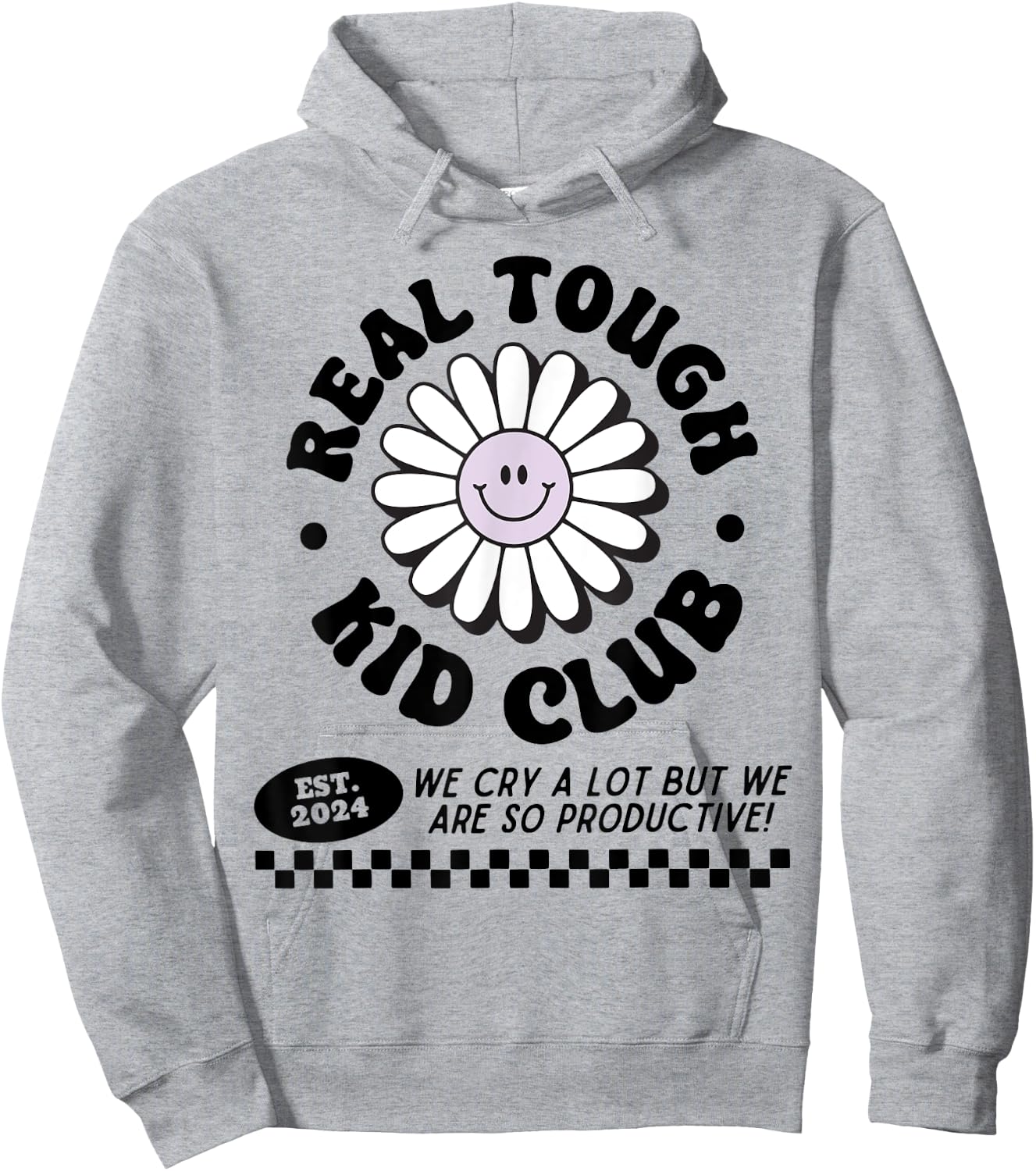 Real Tough Kid Club Hoodie - Hoodie | Ash