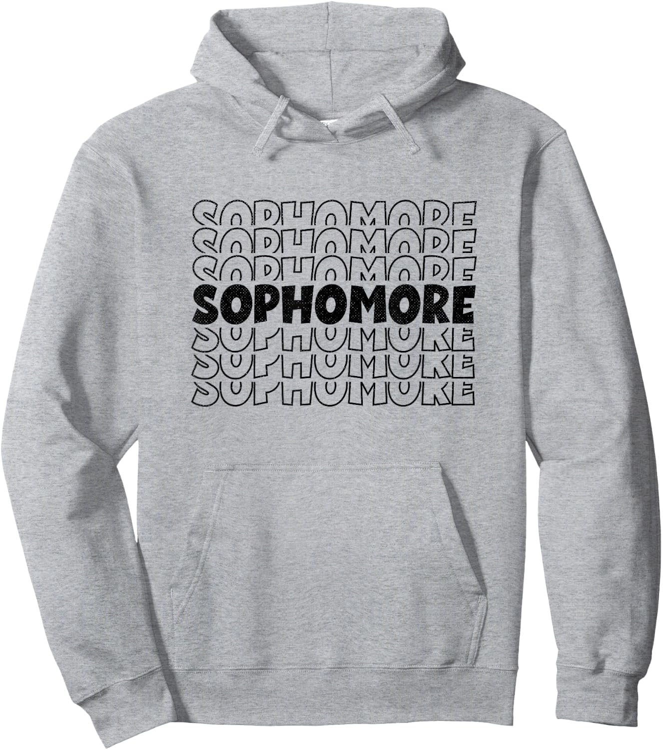 Retro Sophomore Hoodie - Hoodie | Ash