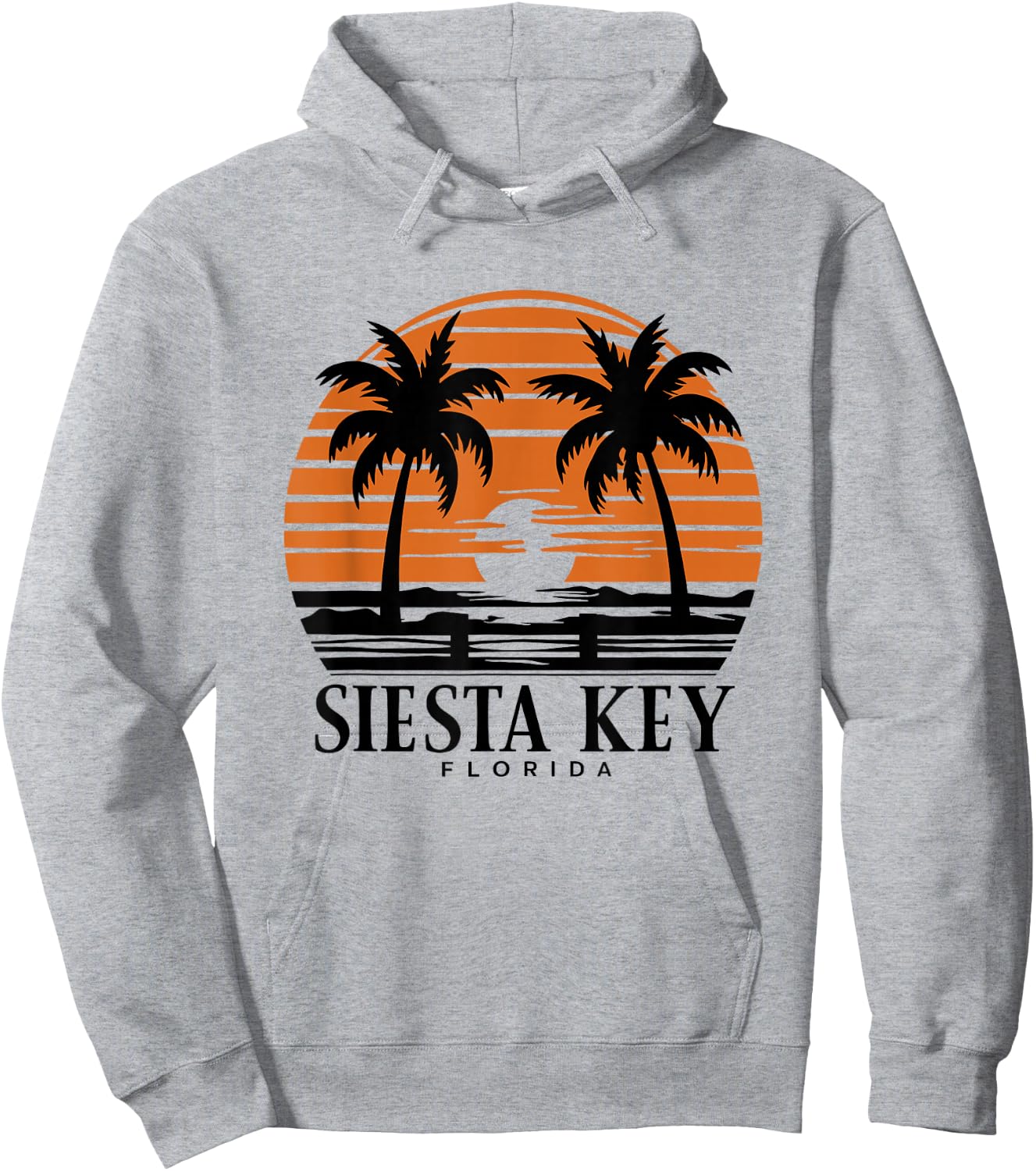 Siesta Key Florida Hoodie - Hoodie | Ash