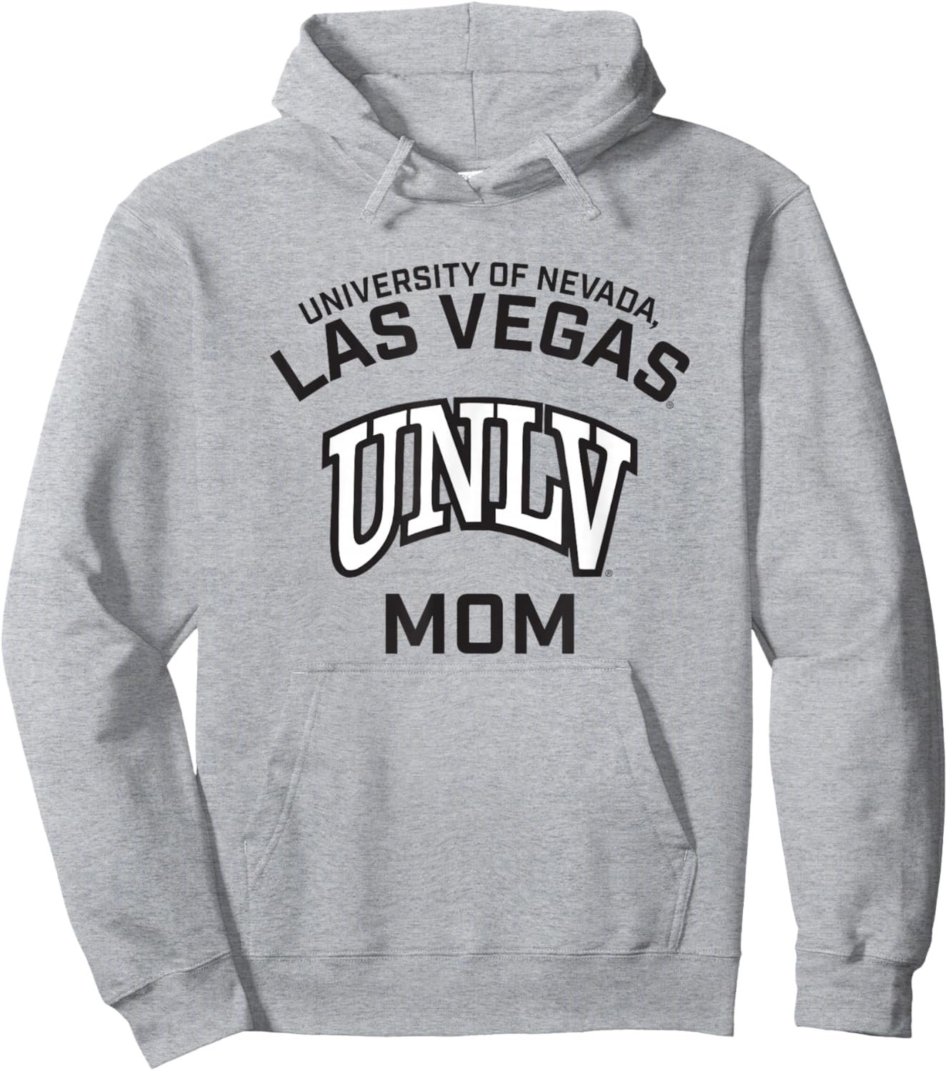 Nevada Las Vegas UNLV Rebels Arched Mom Hoodie - Hoodie | Ash