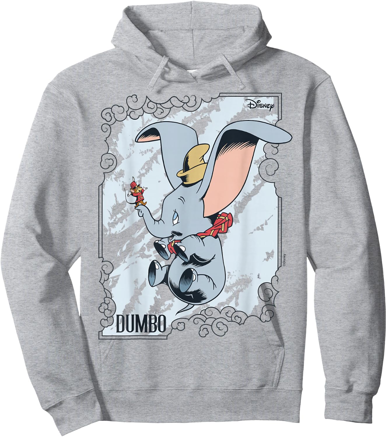 Dumbo - Vintage Timothy Mouse Hoodie - Hoodie | Ash