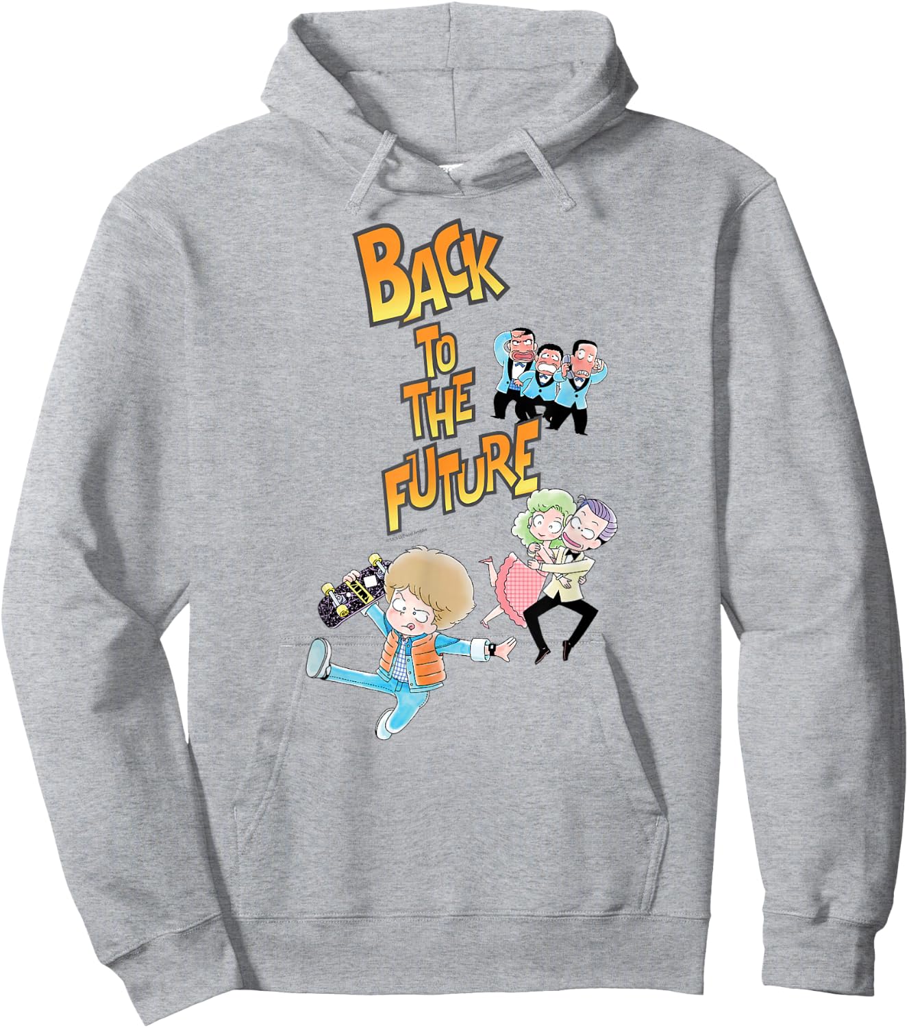 Back to the Future Anime Style Hoodie - Hoodie | Ash