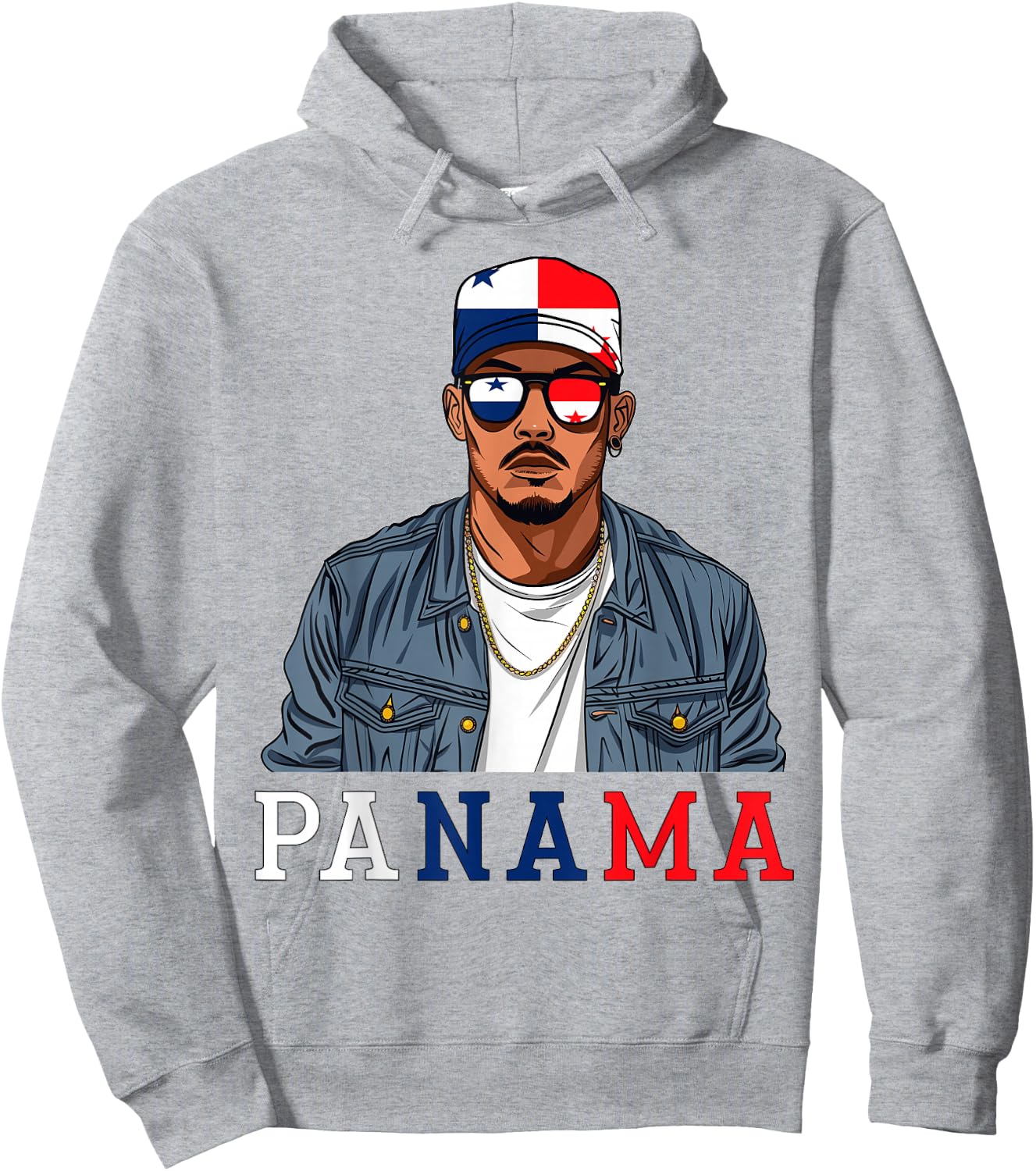 Panamanian Flag Outfit Souvenirs Country Panama Hoodie - Hoodie | Ash