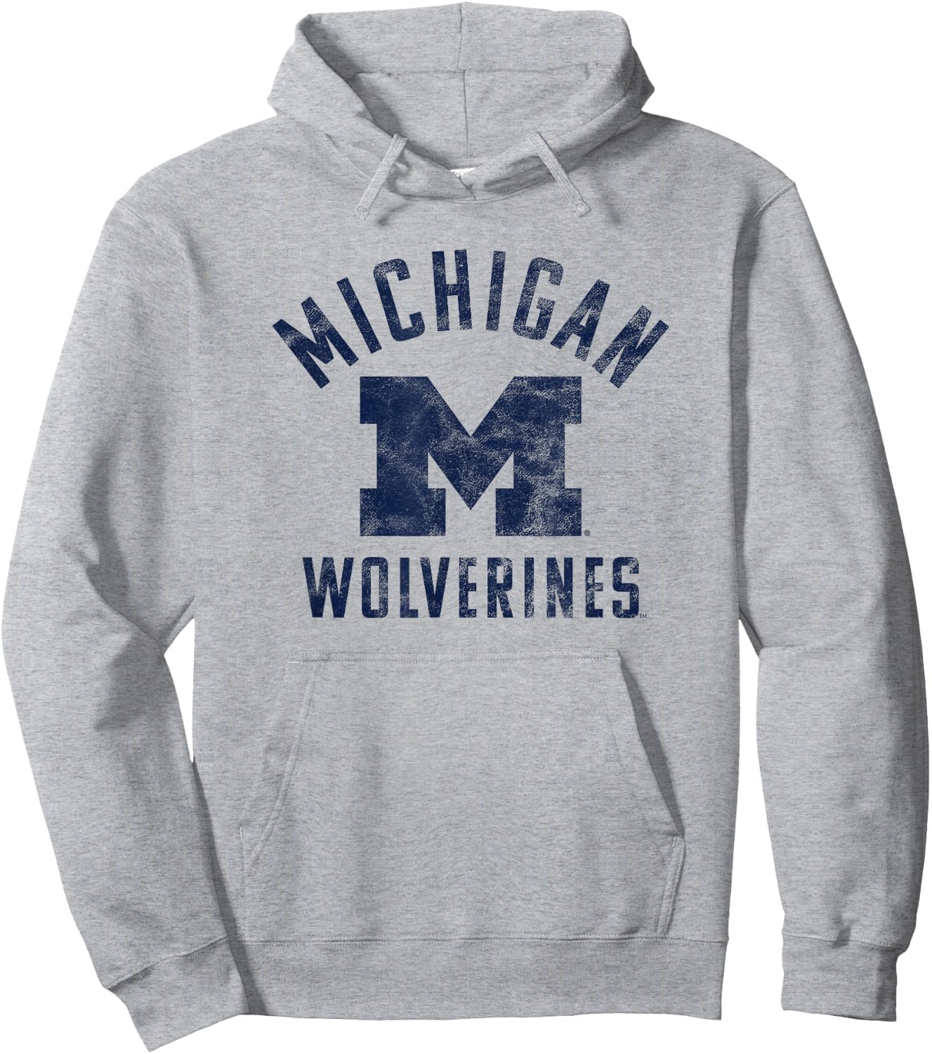 University of Michigan Wolverines U of M Large Hoodie - Hoodie | Ash