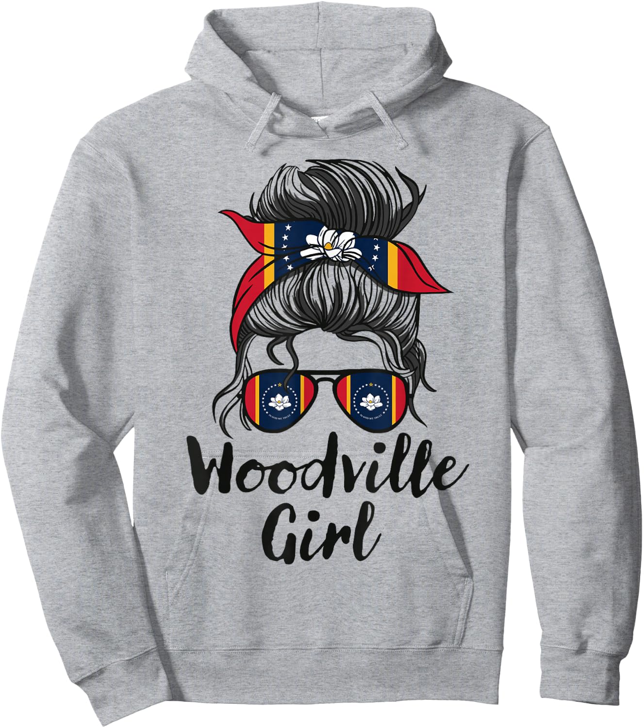 Woodville Mississippi Women Girl Hoodie - Hoodie | Ash