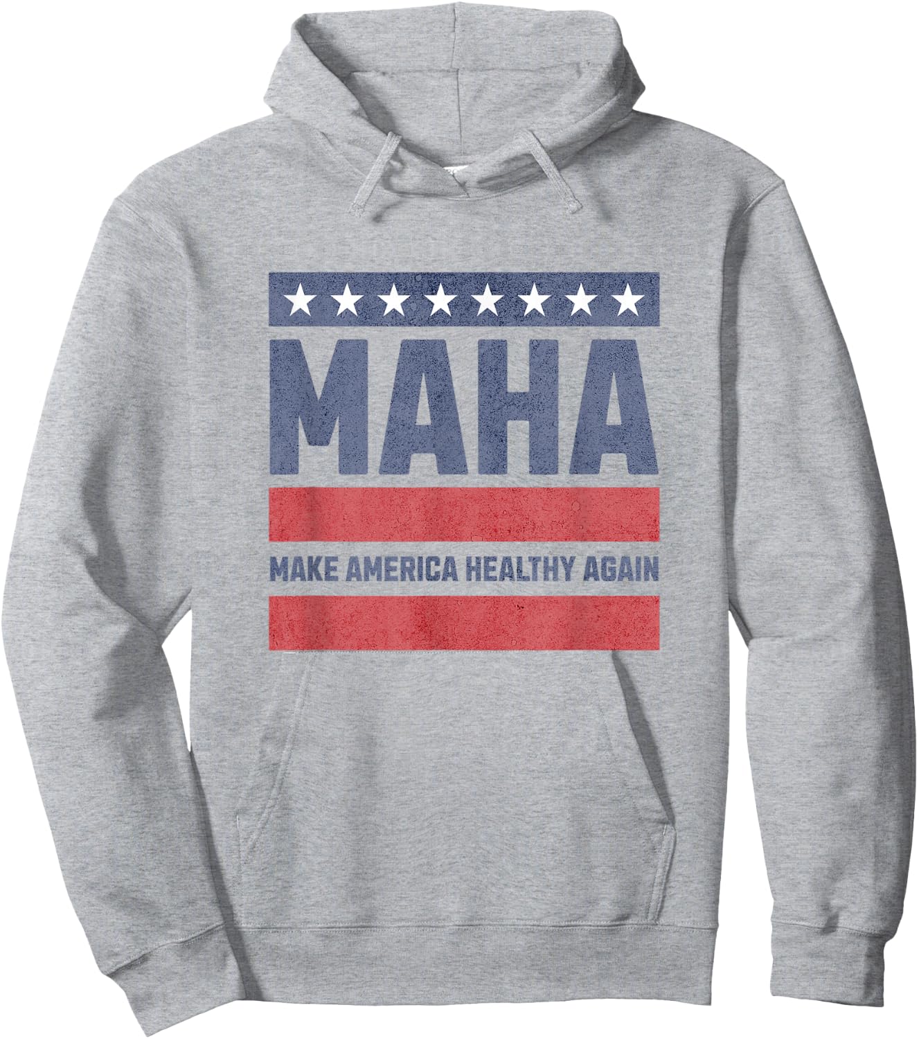 MAHA - Make America Healthy Again Hoodie - Hoodie | Ash