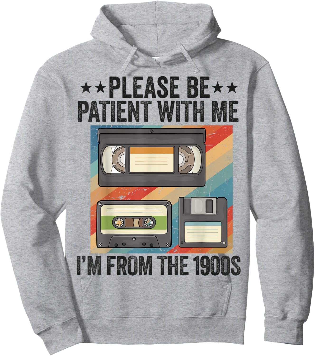 Be Patient With Me I'm From The 1900s Hoodie - Hoodie | Ash