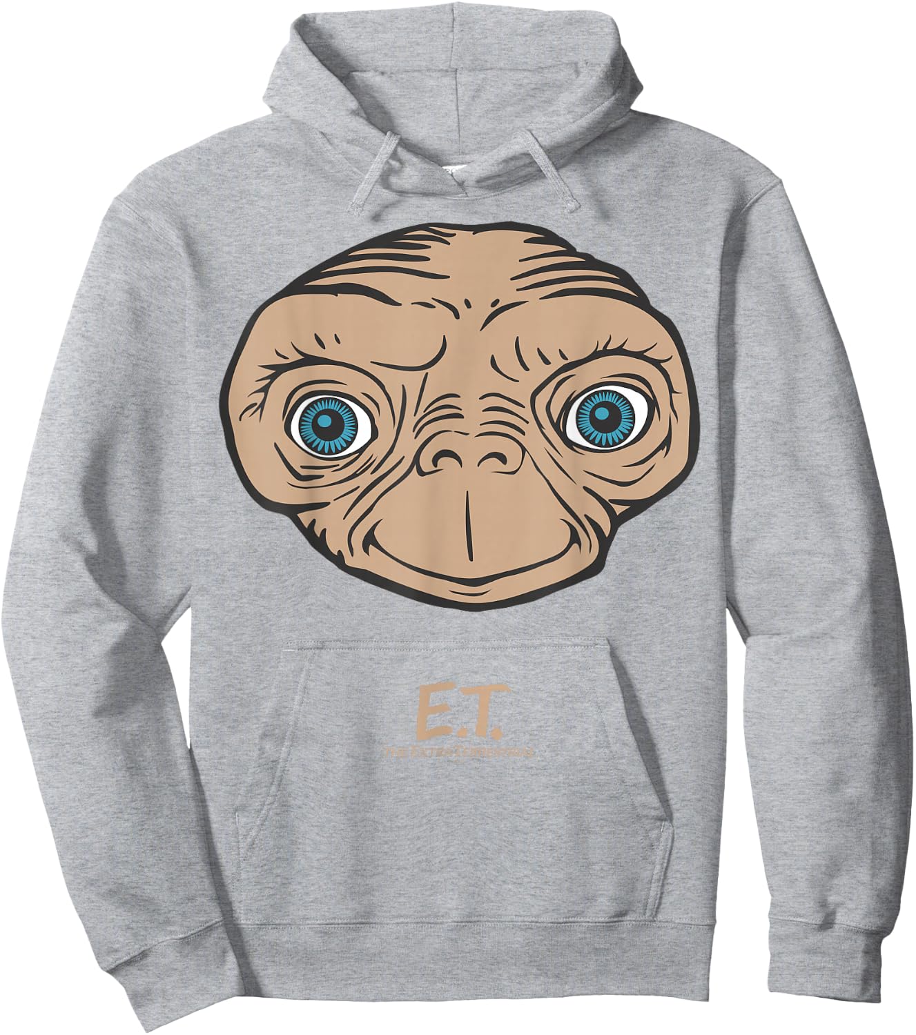 E.T. the Extra-Terrestrial Big Face Hoodie - Hoodie | Ash