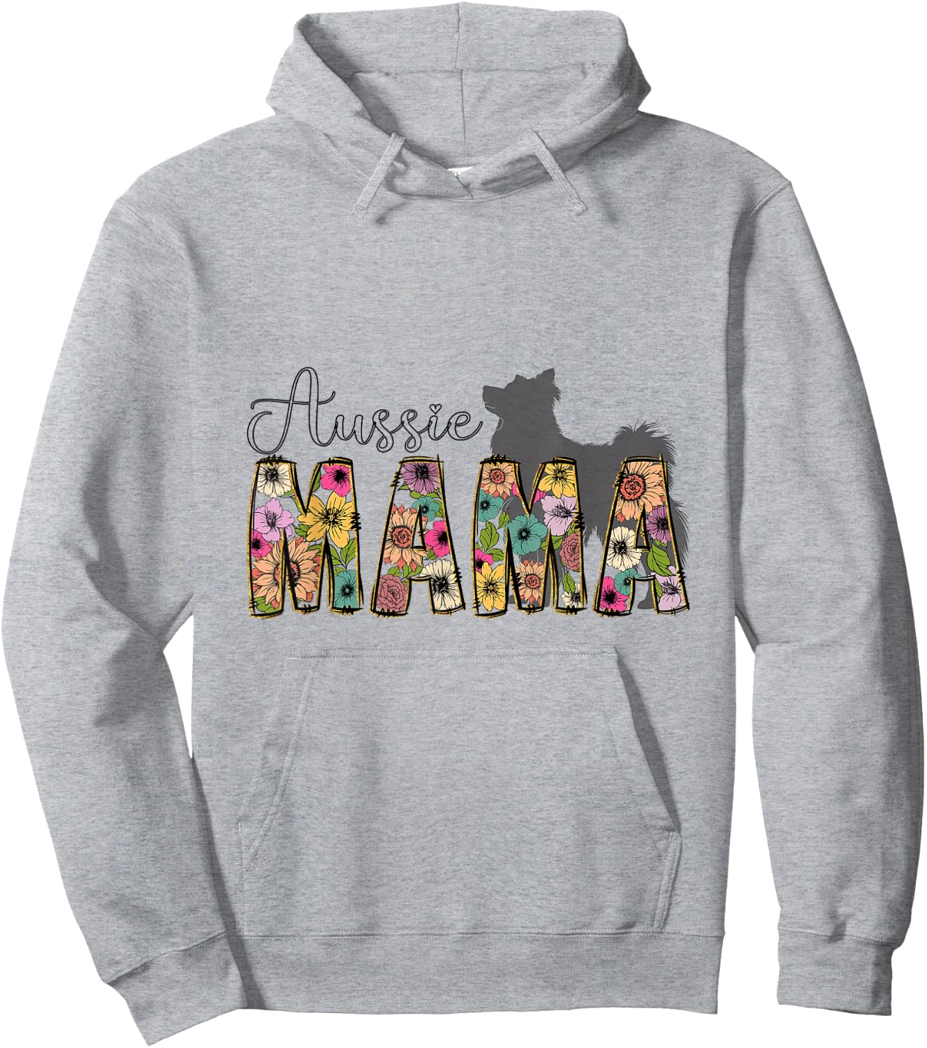 Australian Shepherd Aussie Dog Men Women Kids Hoodie - Hoodie | Ash