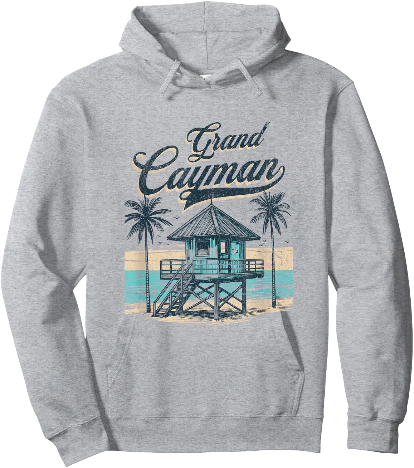 Grand Cayman Souvenir Cayman Islands Hoodie - Hoodie | Ash