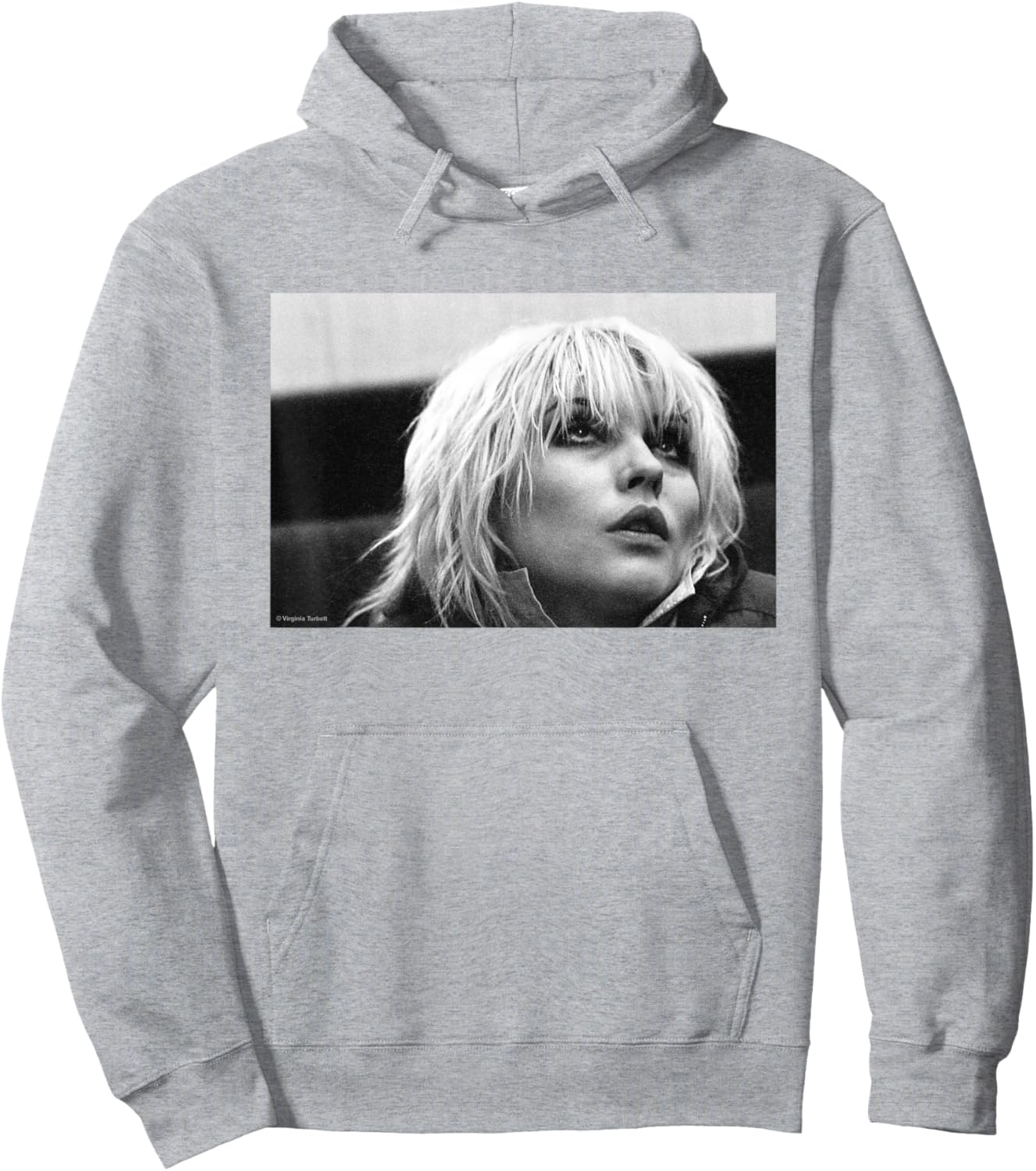 Blondie Singer Debbie Harry by Virginia Turbett Hoodie - Hoodie | Ash