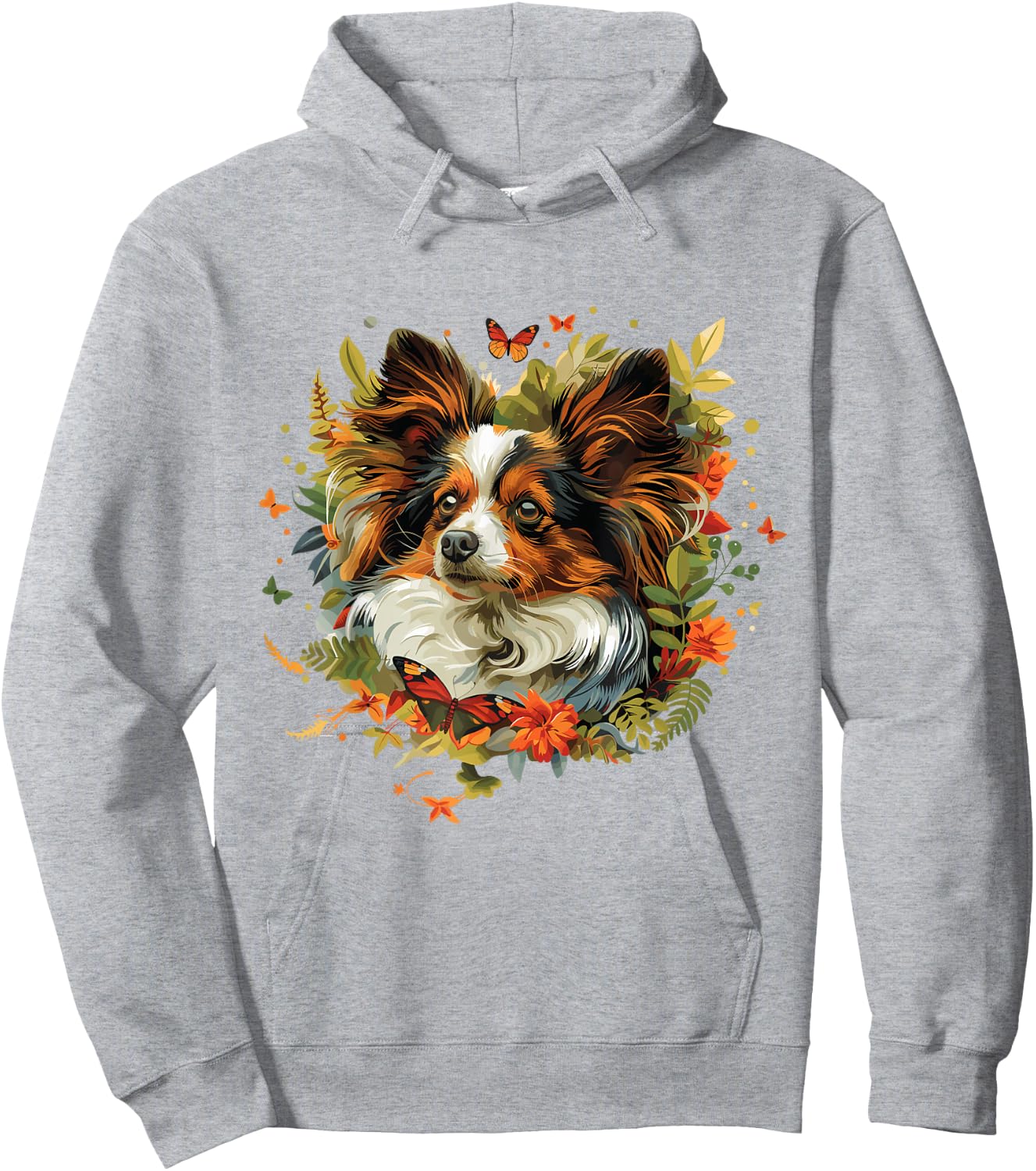 Naturecore - autumnal Papillon Hoodie - Hoodie | Ash