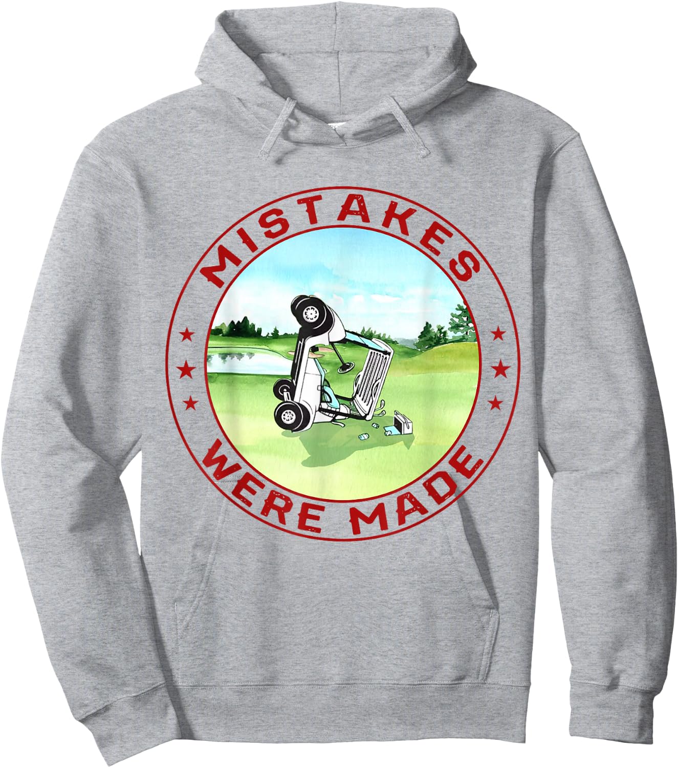 Mistakes were Made Funny Golf Hoodie - Hoodie | Ash