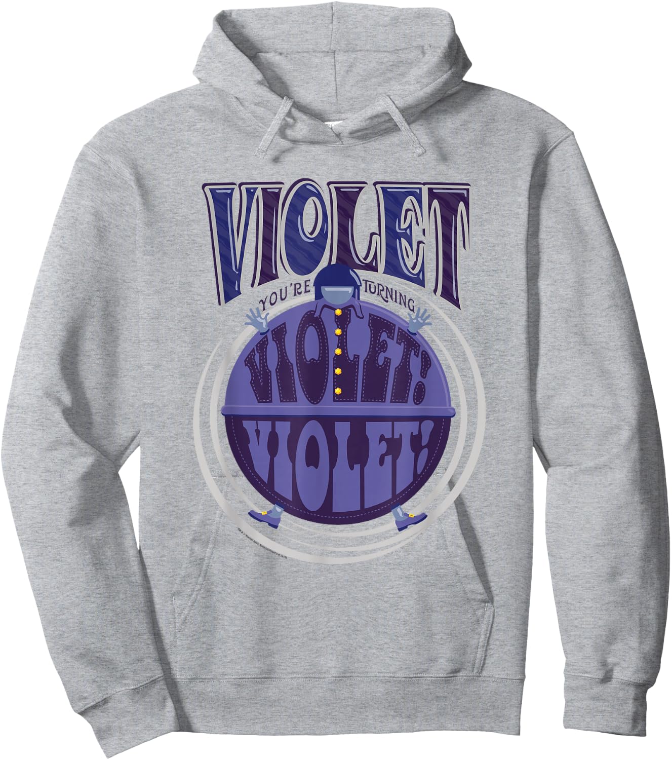 Willy Wonka & the Chocolate Factory Violet Logo Hoodie - Hoodie | Ash