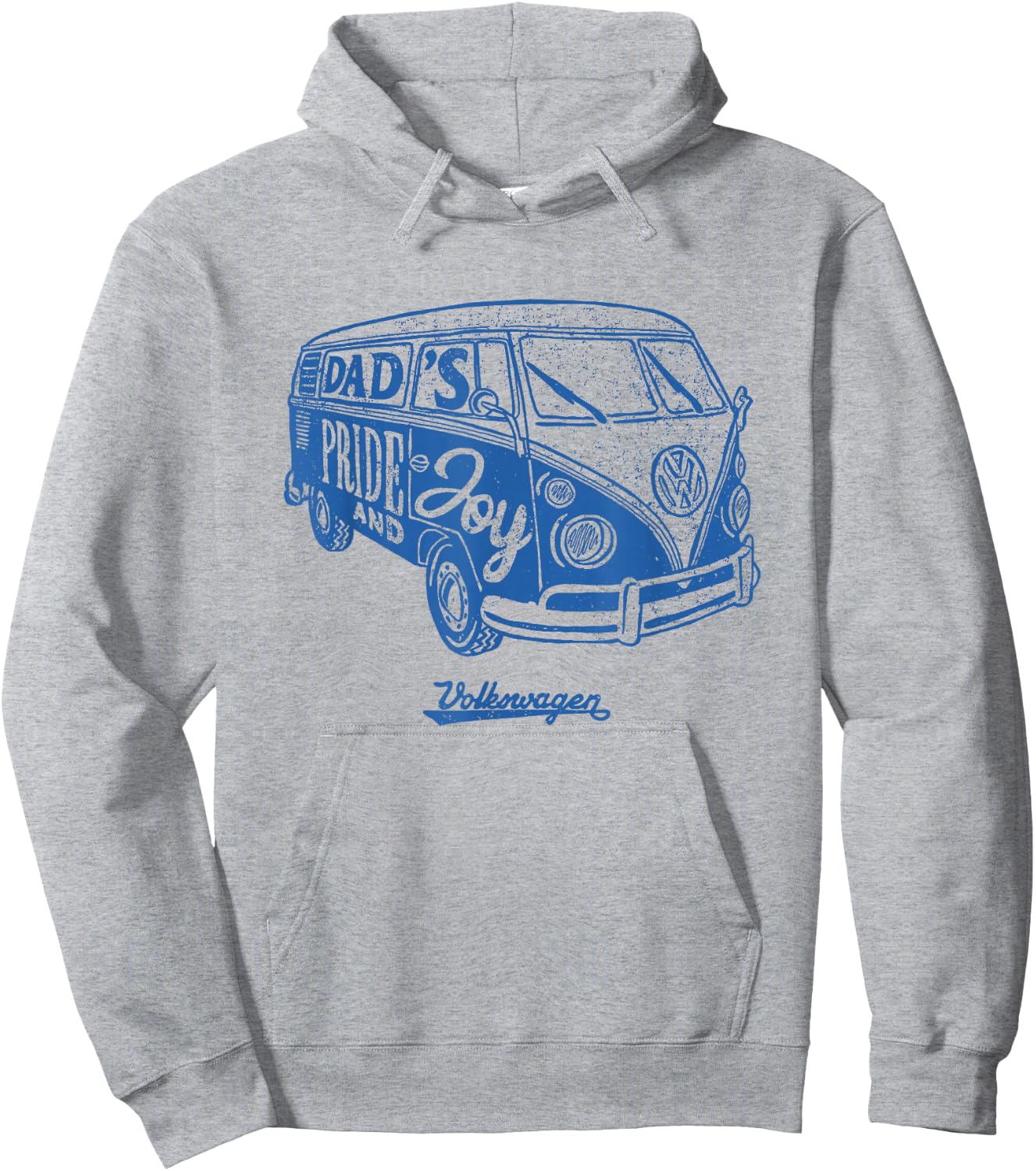 Volkswagen Dad's Pride And Joy Camper Hoodie - Hoodie | Ash