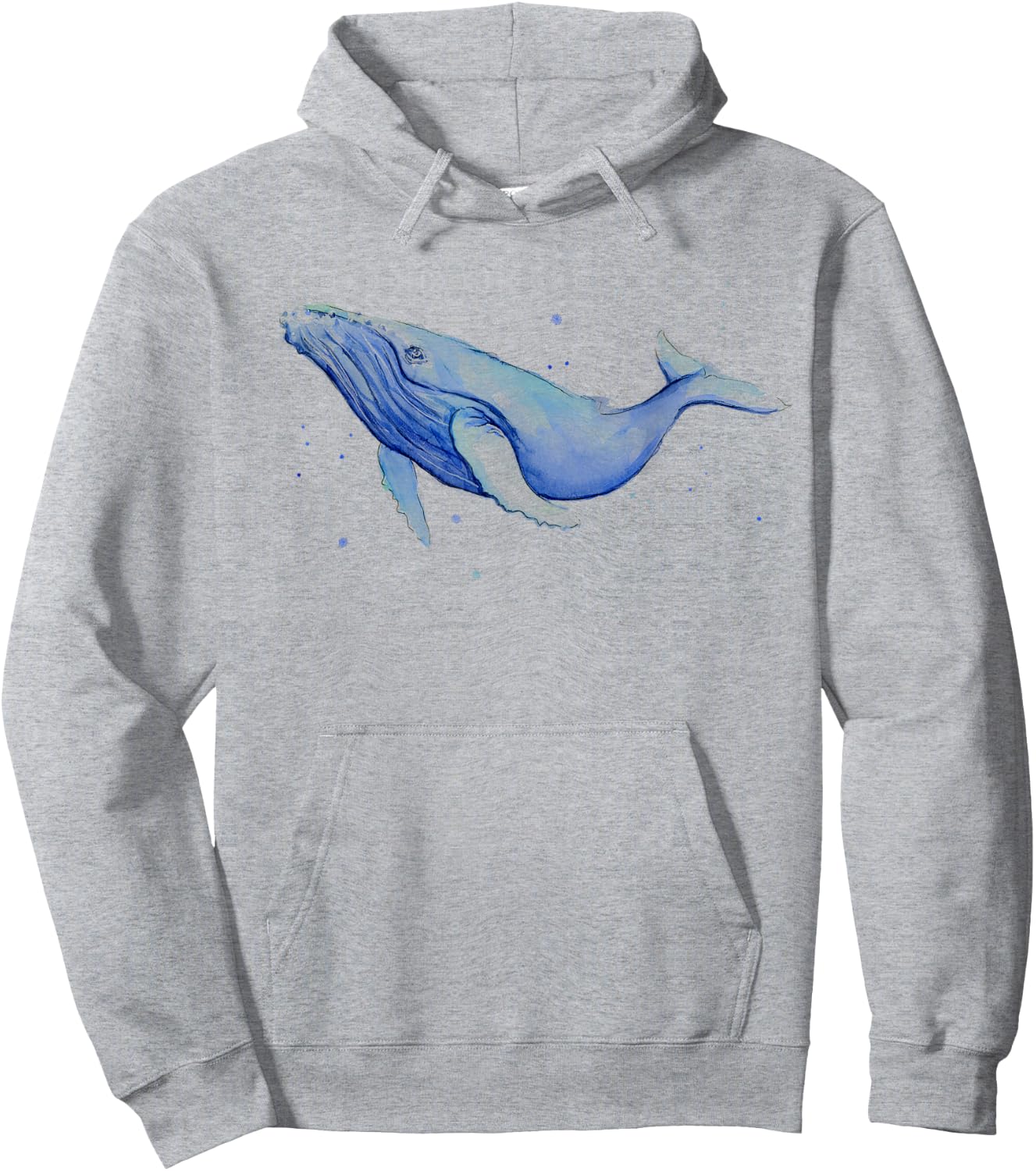Humpback Whale Hoodie - Hoodie | Ash