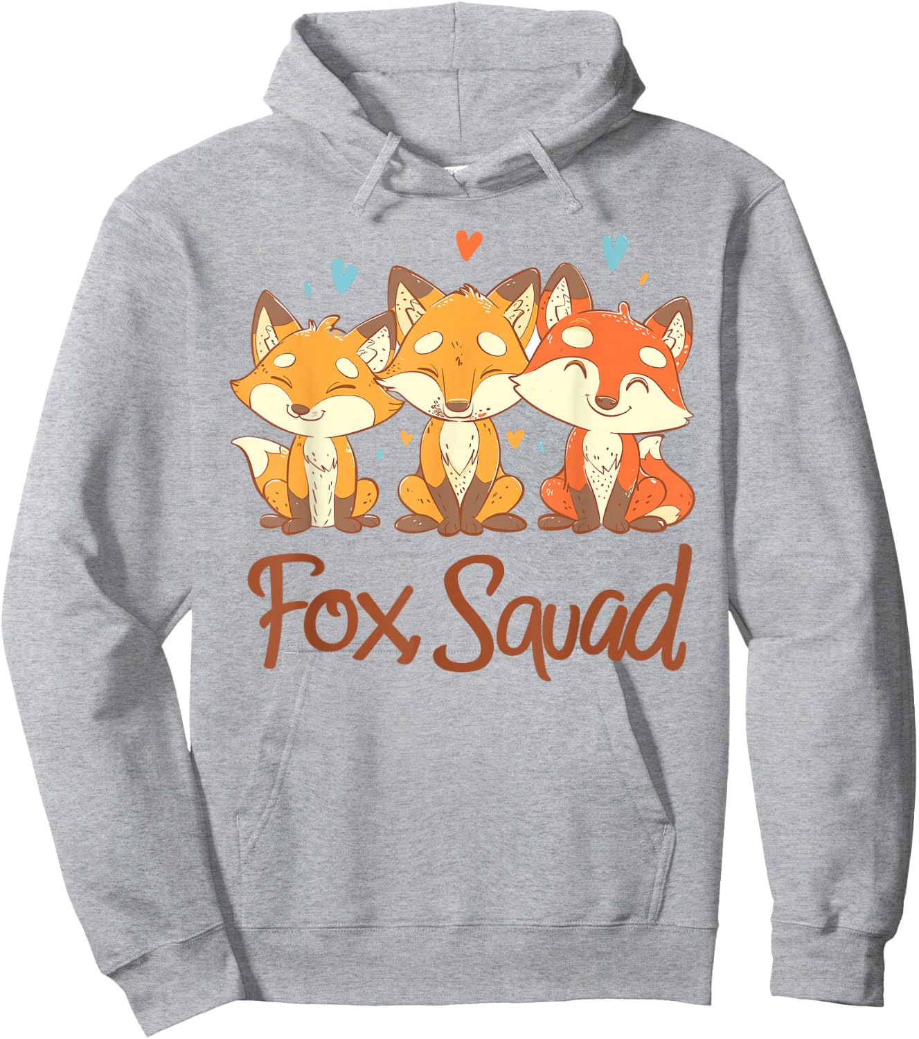 Fox Squad Design for Fox Lover Stuff | Cool Fox Hoodie - Hoodie | Ash