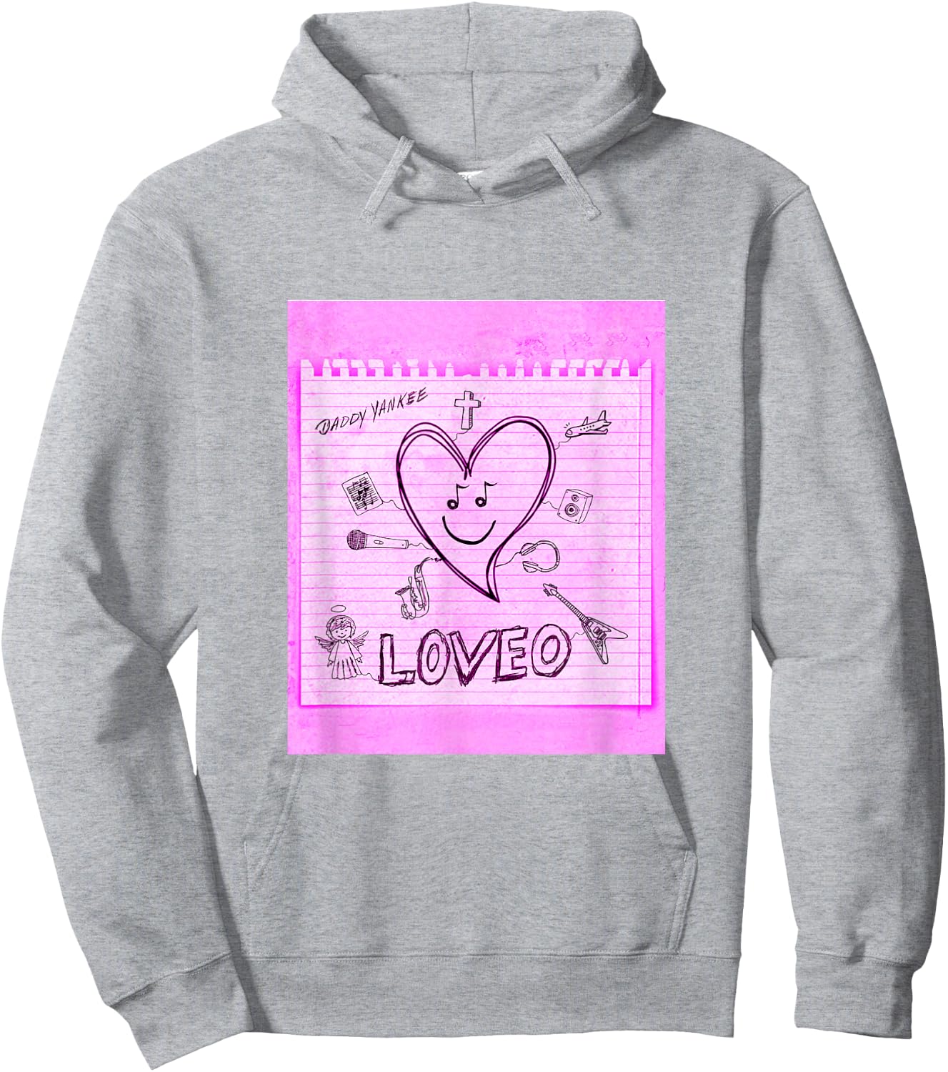 Official LOVEO Cover Merch Hoodie - Hoodie | Ash