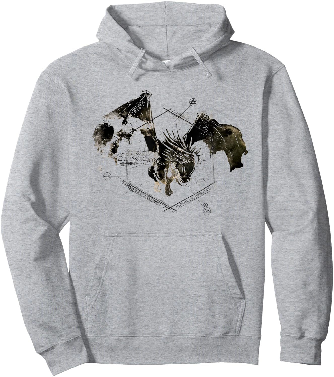 Harry Potter Hungarian Horntail Hoodie - Hoodie | Ash