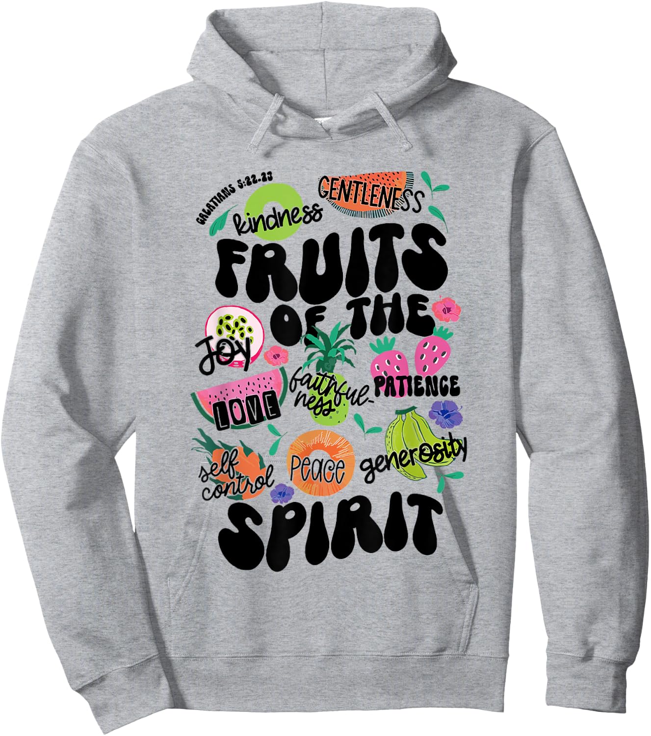Fruits of the Spirit Hoodie - Hoodie | Ash