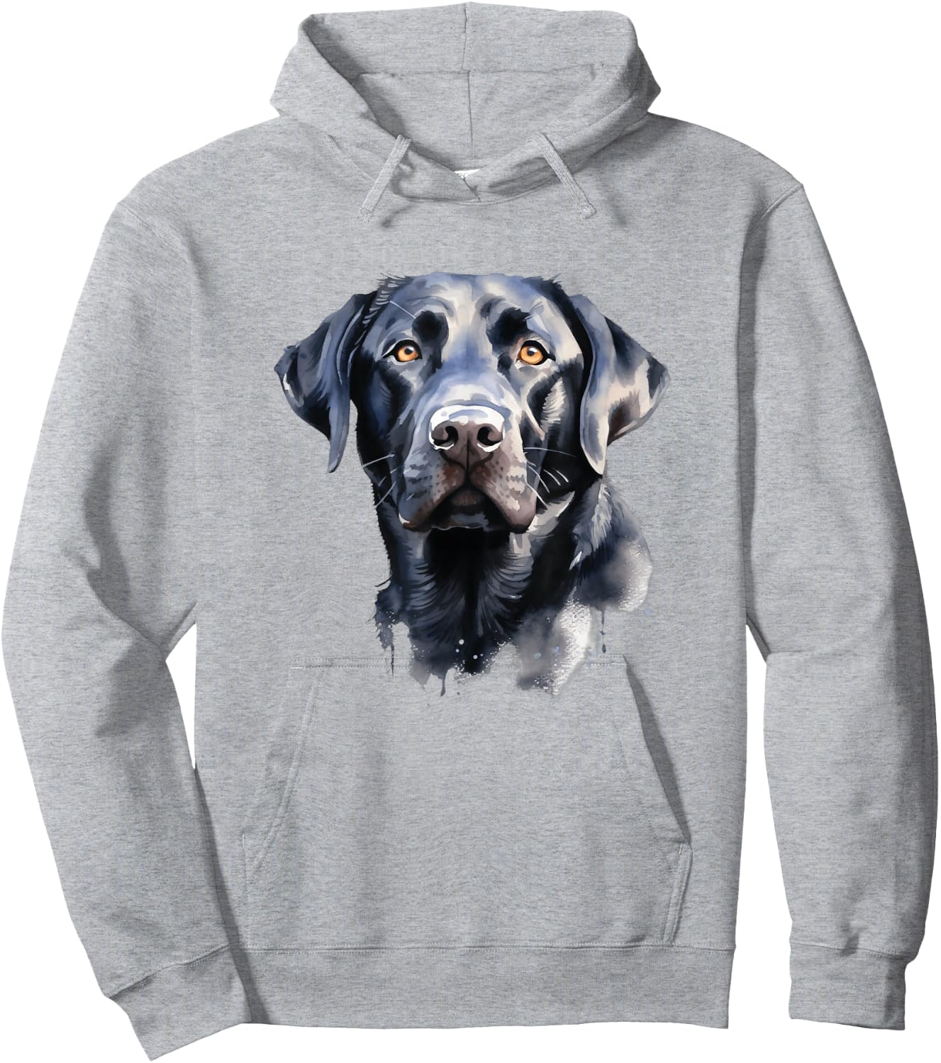 Dog Black Labrador Retriever Hoodie - Hoodie | Ash