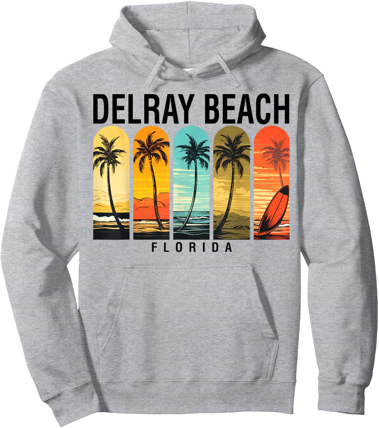 Delray Beach Florida Men Beach Rider Women Hoodie - Hoodie | Ash