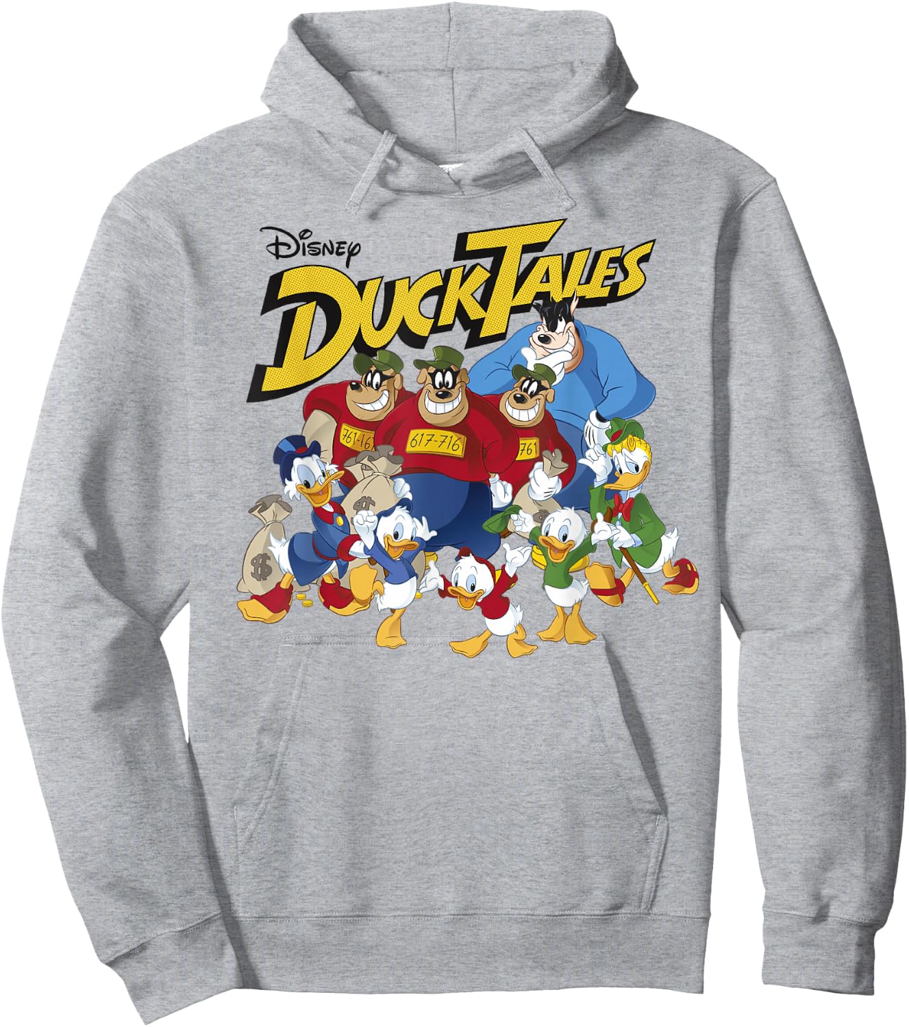 Disney DuckTales Classic Group Shot Hoodie - Hoodie | Ash