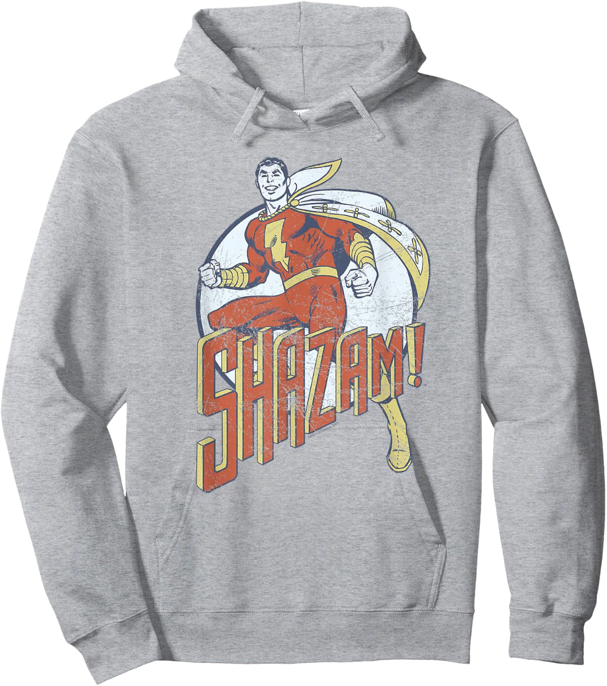 Shazam! Retro Captain Hoodie - Hoodie | Ash