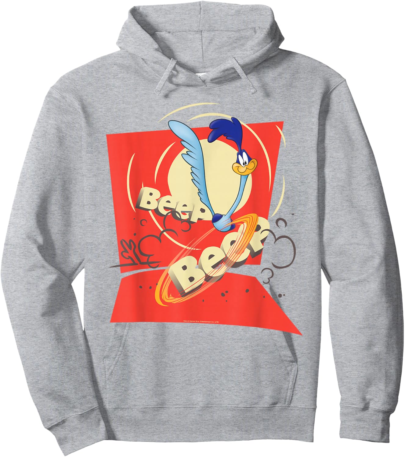 Looney Tunes Roadrunner Beep Beep Hoodie - Hoodie | Ash