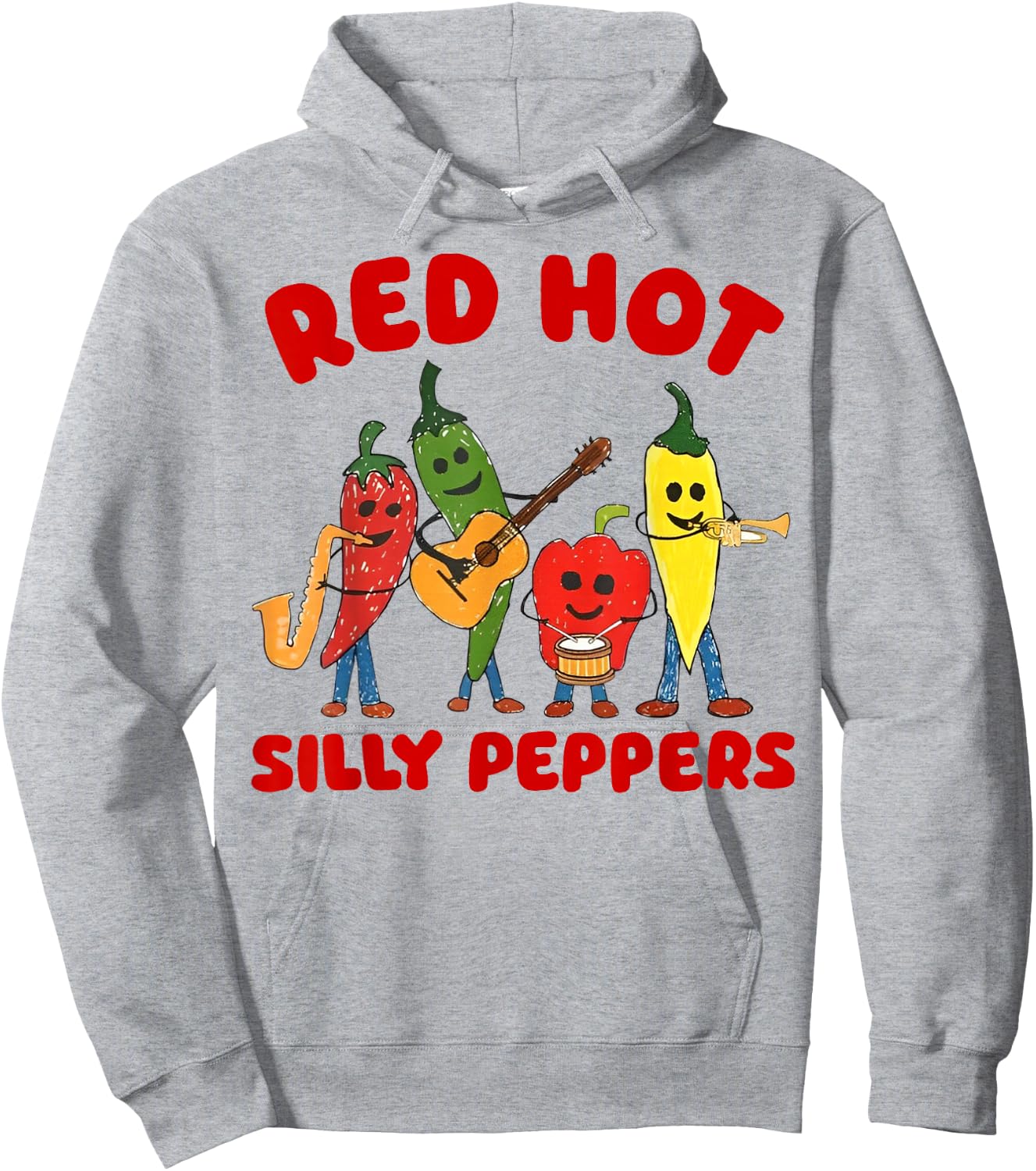 Red Hot Silly Peppers Hoodie - Hoodie | Ash