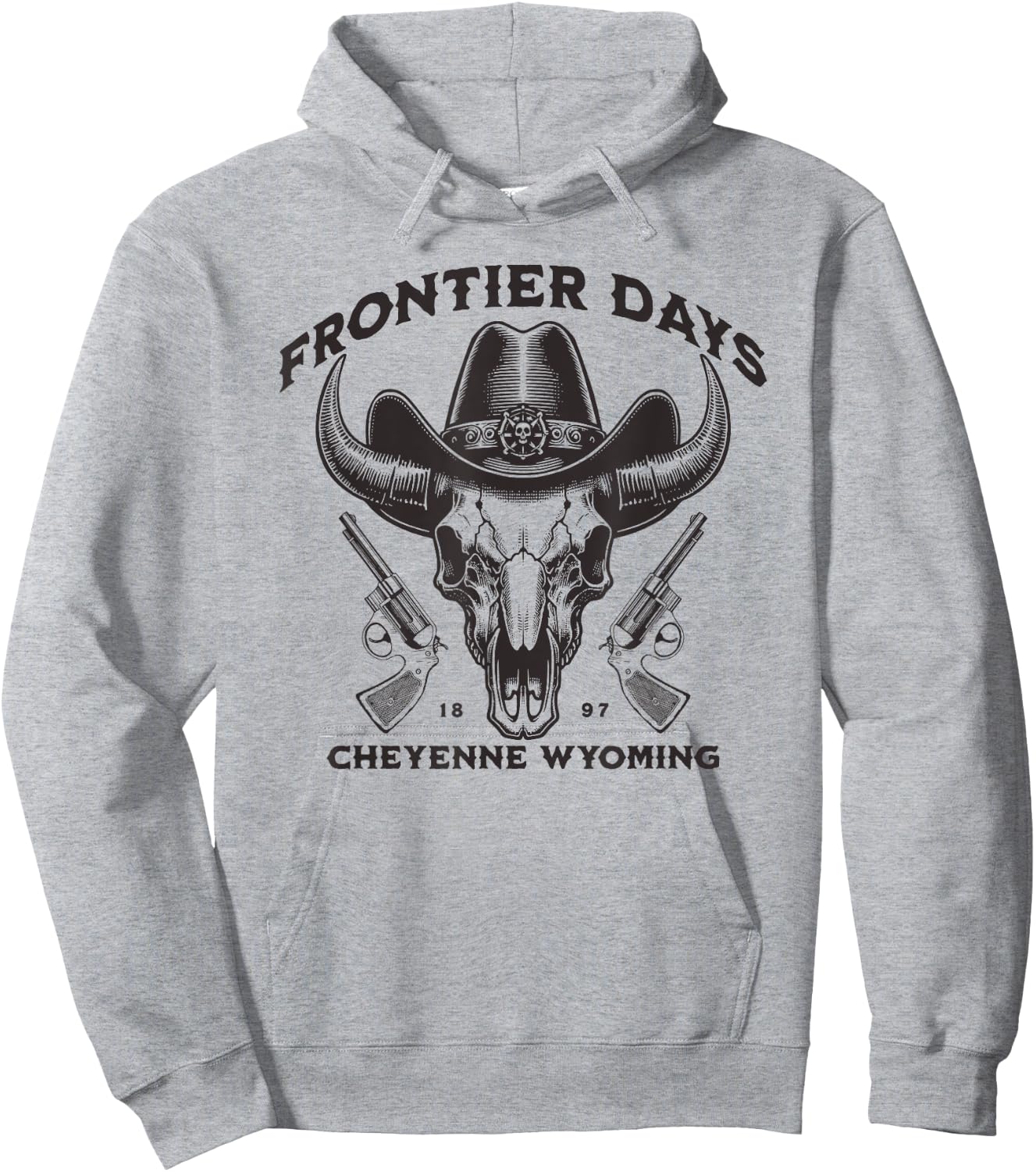 Cheyenne Wyoming Frontier Days Hoodie - Hoodie | Ash