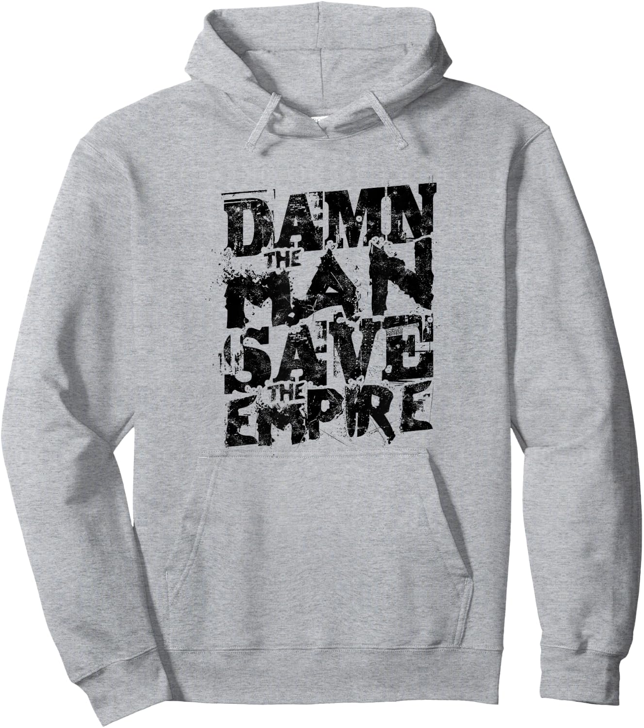 Damn The Man Save The Empire Hoodie - Hoodie | Ash