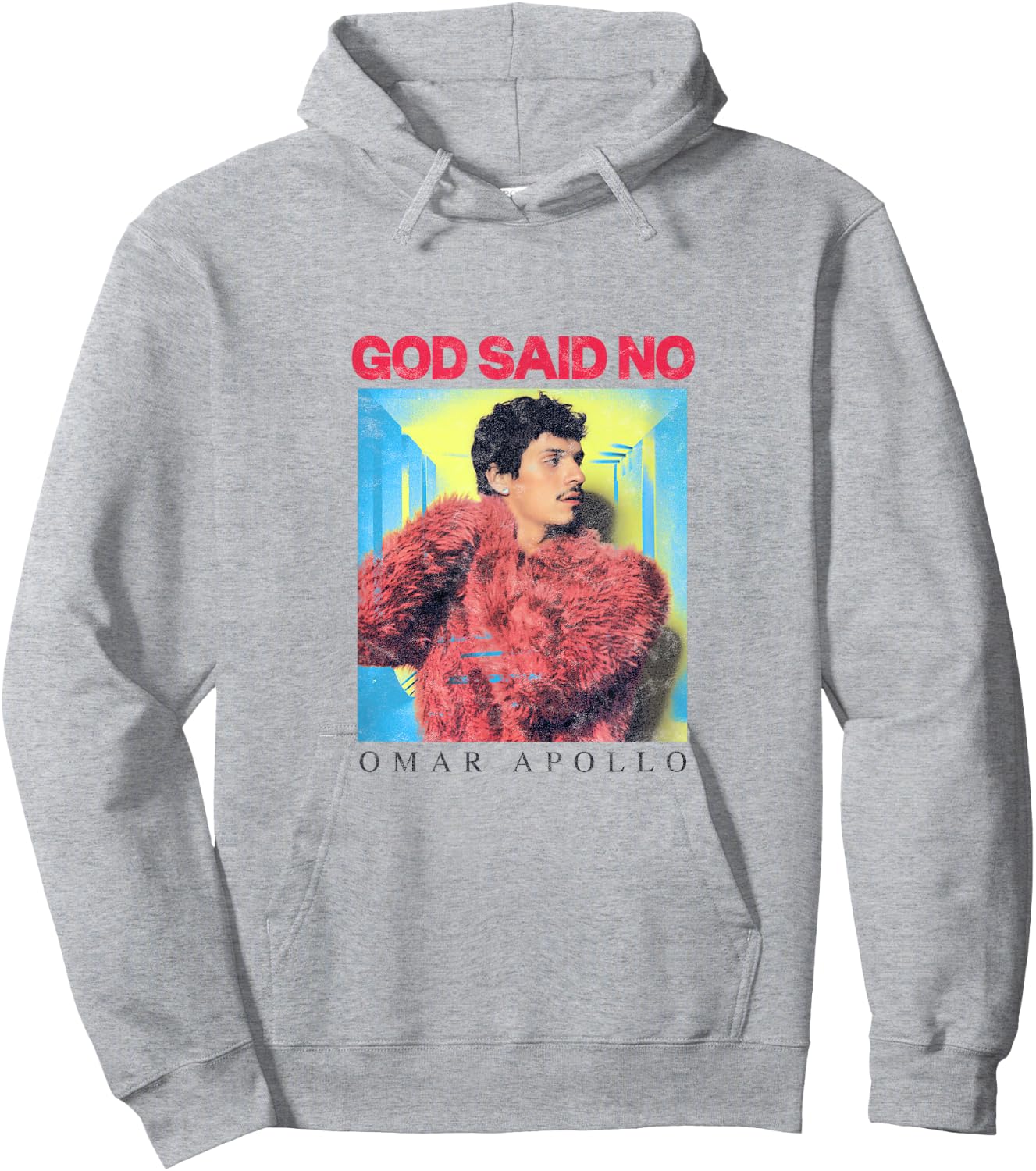God Said No Box Hoodie - Hoodie | Ash