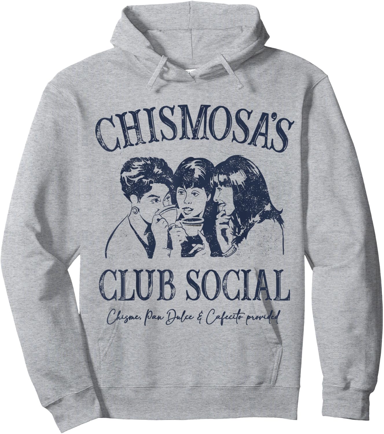 Chismosa's Club Social Funny Latina Spanish Hoodie - Hoodie | Ash