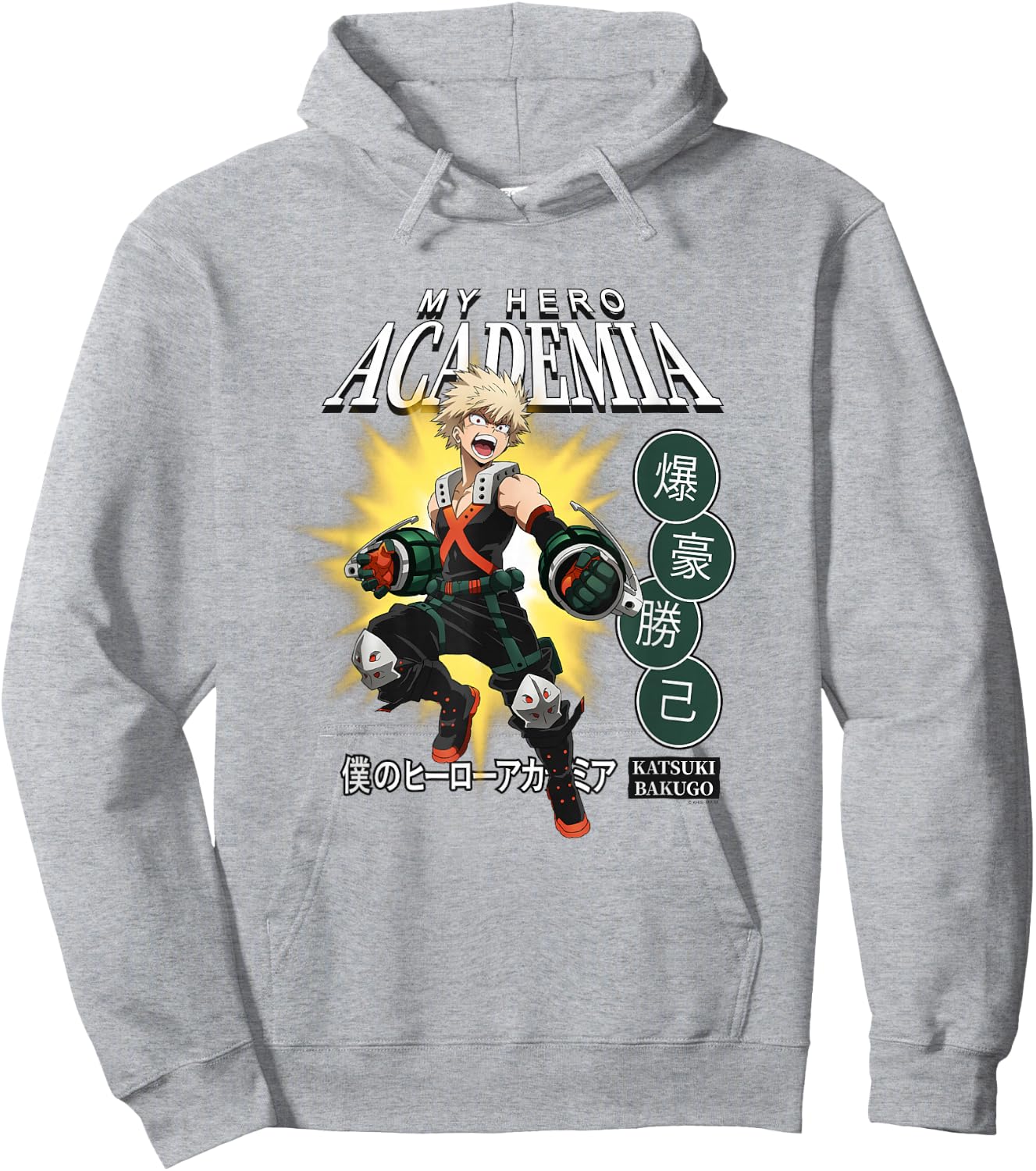 My Hero Academia Katsuki Bakugo Icons Anime Hoodie - Hoodie | Ash