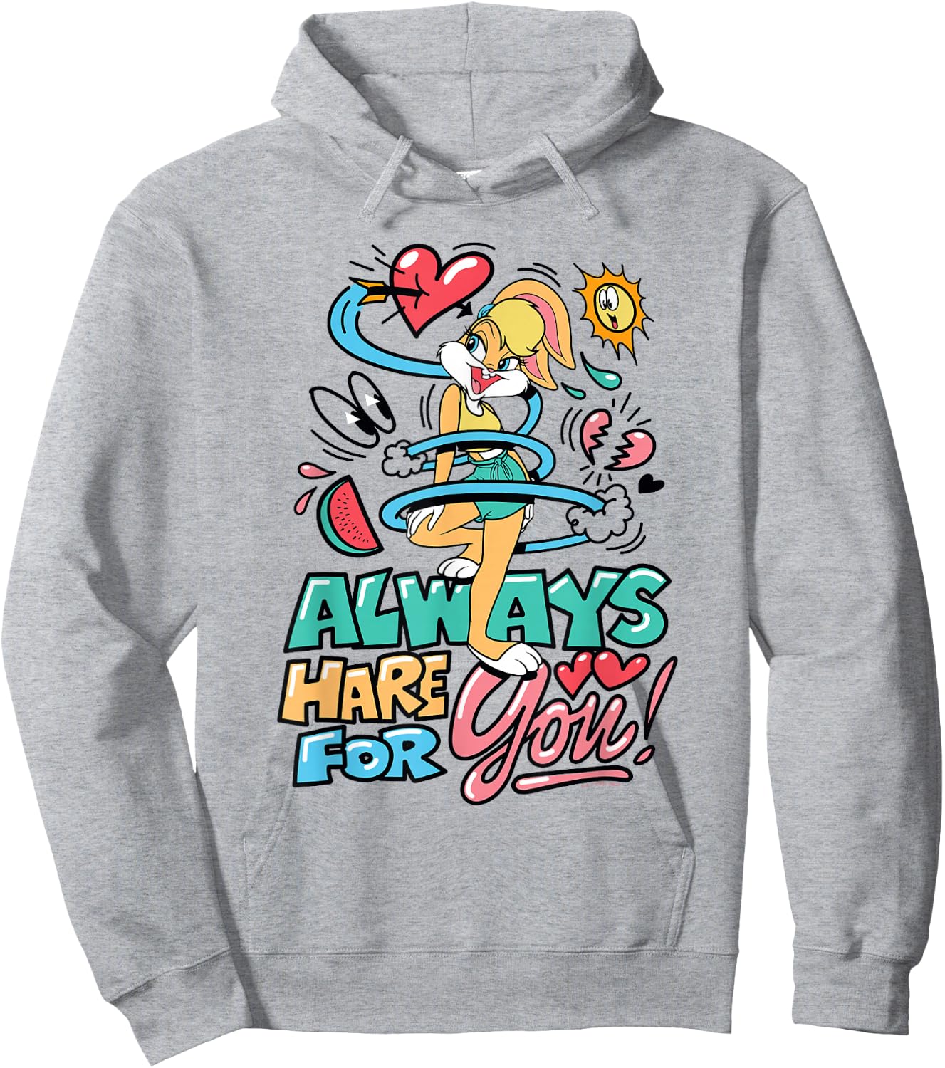 Looney Tunes Lola Bunny Always Hare for You Hoodie - Hoodie | Ash