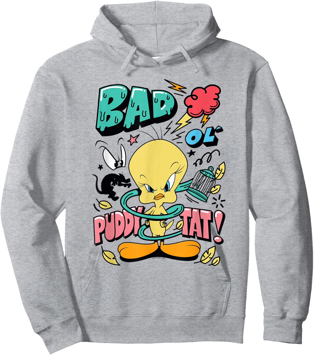 Looney Tunes Sassy Tweety Hoodie - Hoodie | Ash
