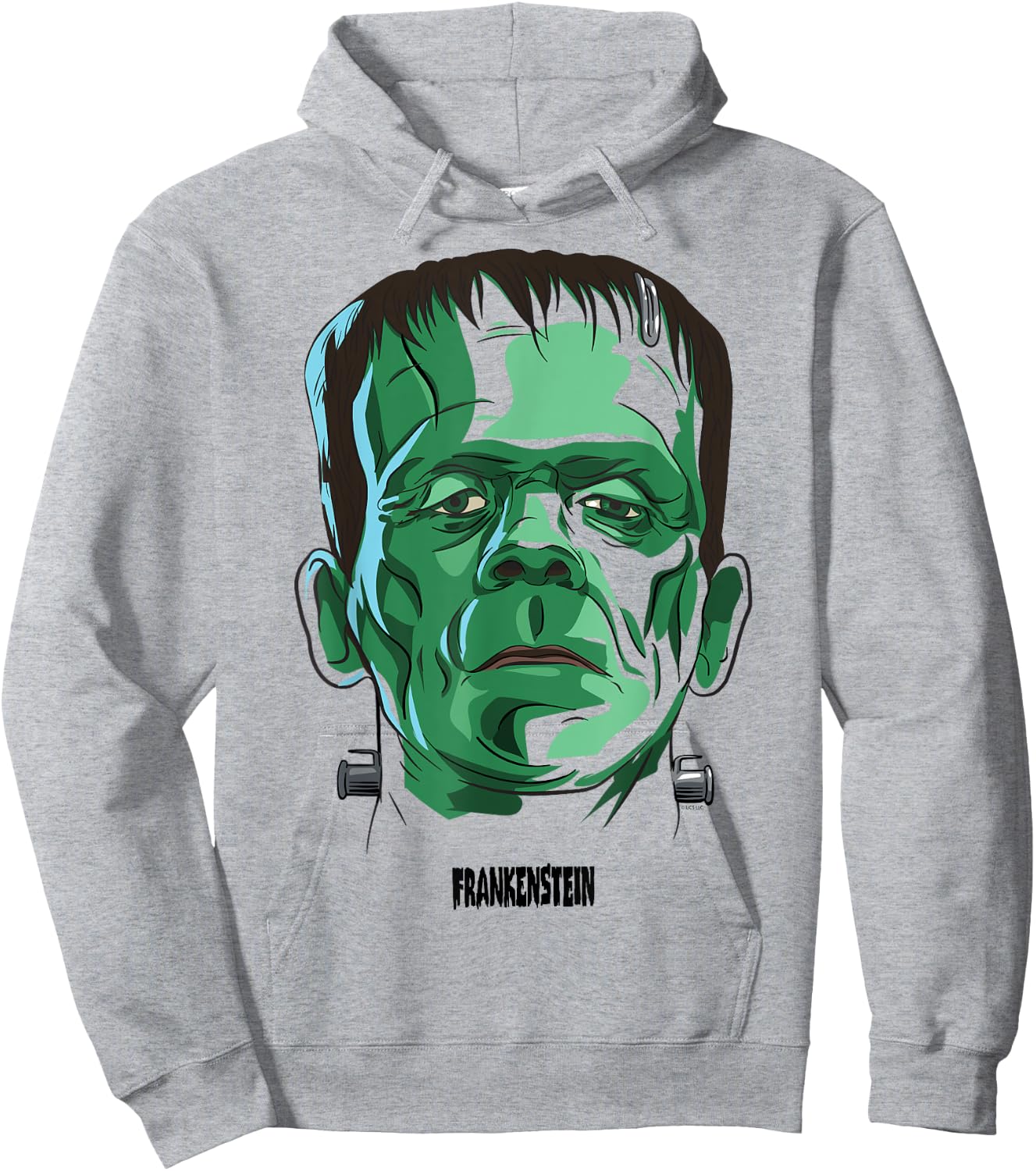 Universal Monsters Frankenstein Big Face Hoodie - Hoodie | Ash