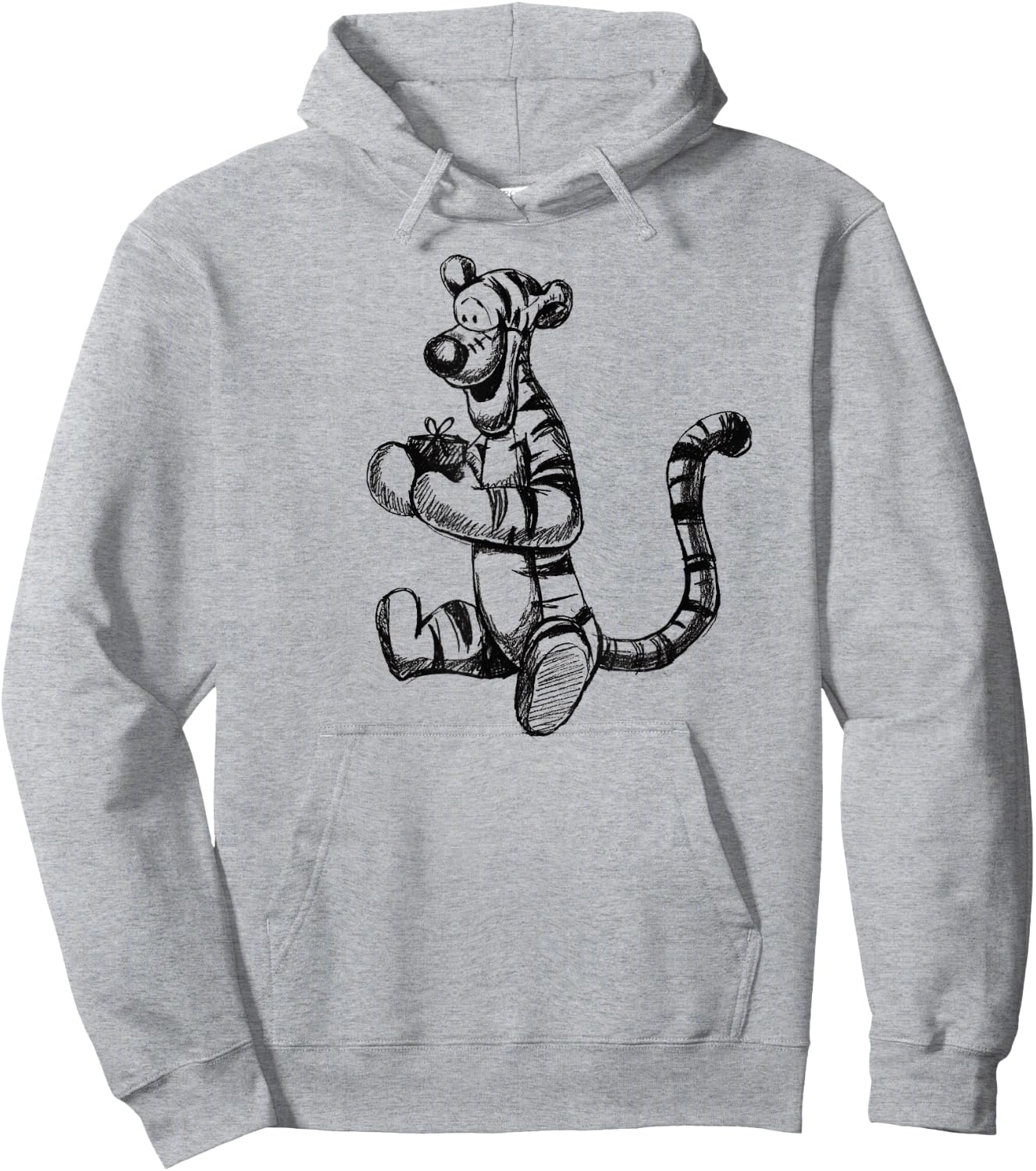 Winnie the Pooh - Tigger Sketch Hoodie - Hoodie | Ash
